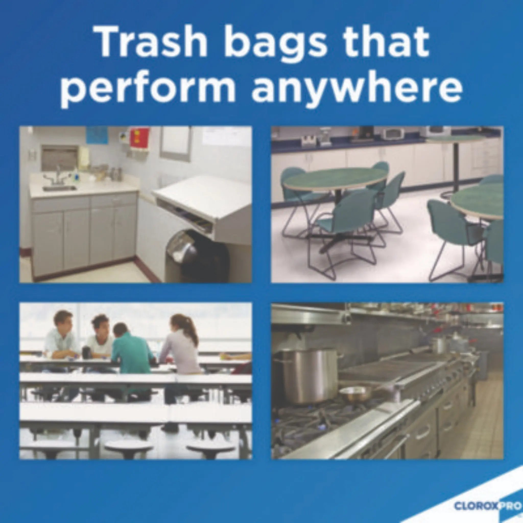 CLOROX SALES CO. GLAD CLO70427 ForceFlex Tall Kitchen Drawstring Trash Bags, Perform Anywhere