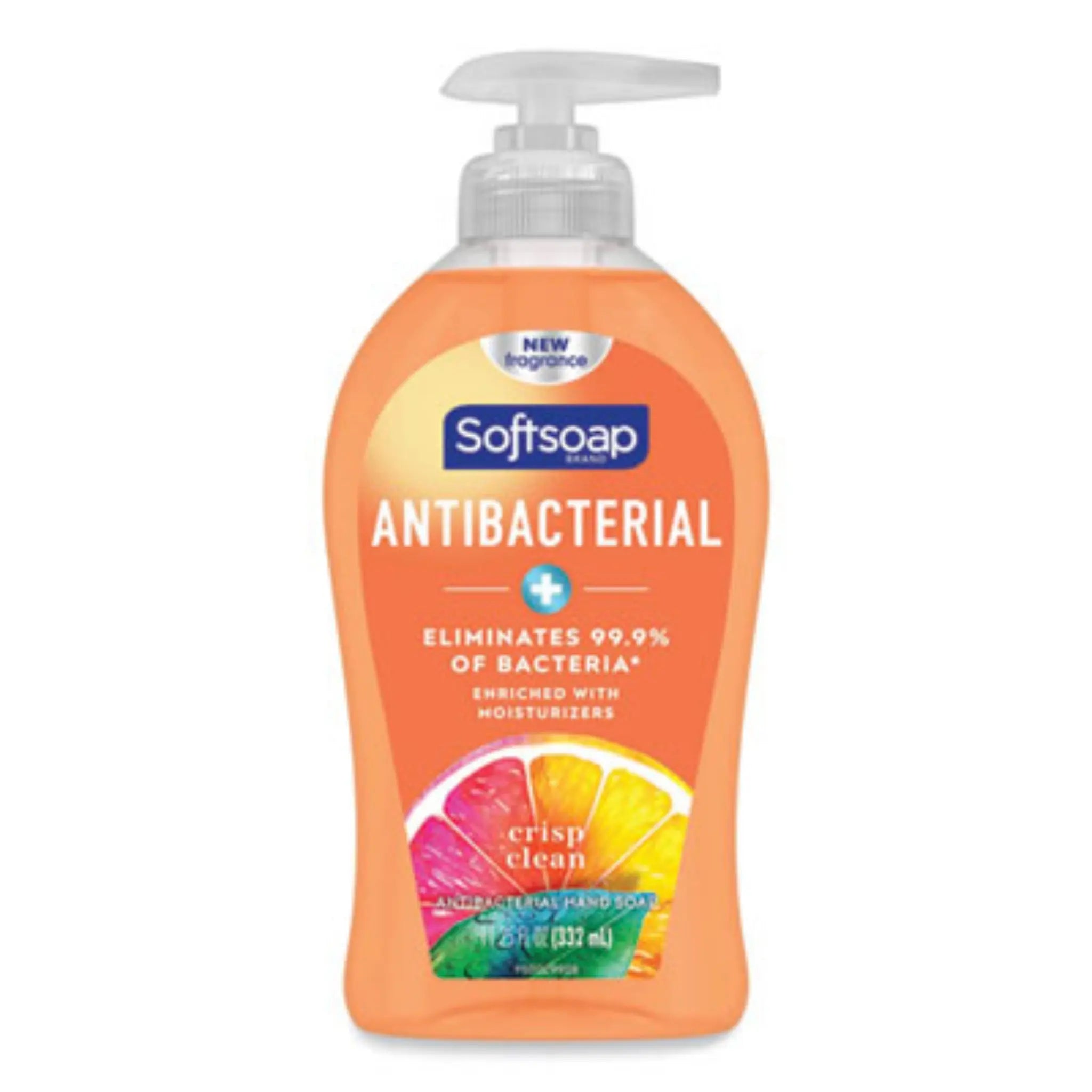 COLGATE PALMOLIVE, IPD. CPC44571 Antibacterial Hand Soap, Crisp Clean, 11.25 Oz Pump Bottle, Carton of 6