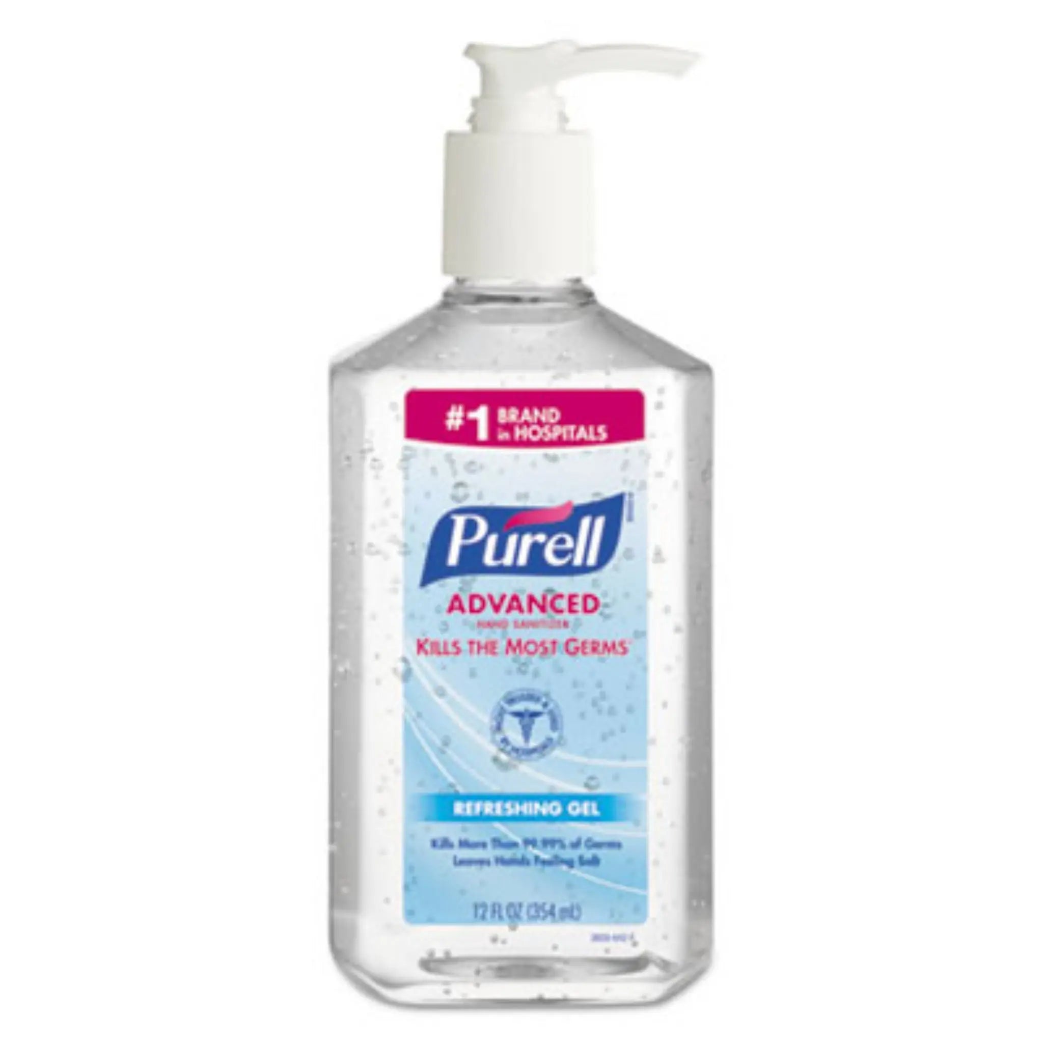 GO-JO INDUSTRIES PURELL GOJ365912CT Advanced Hand Sanitizer Refreshing Gel, Front View