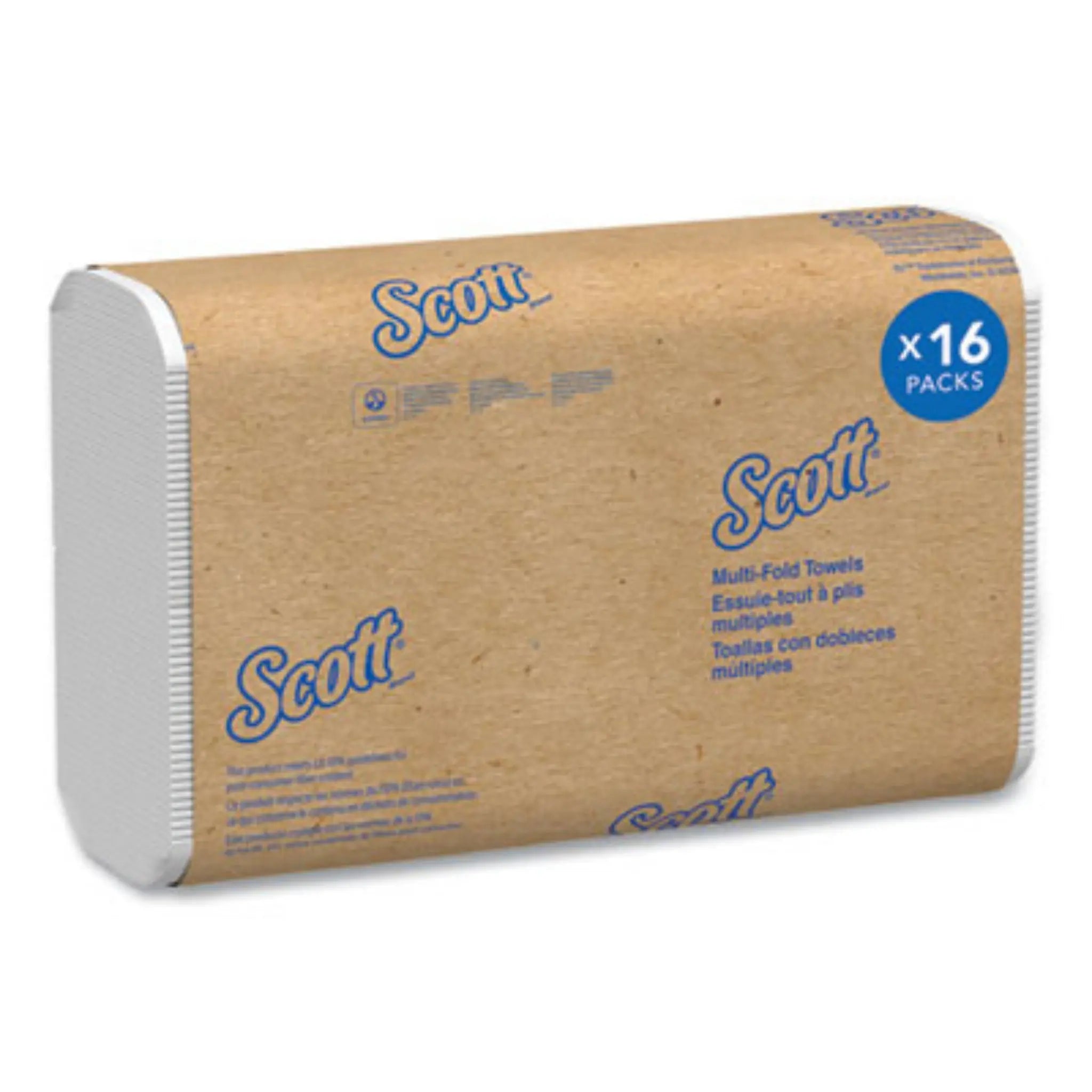 KIMBERLY-CLARK Scott 01804 Essential Multi-Fold Towels, Front View