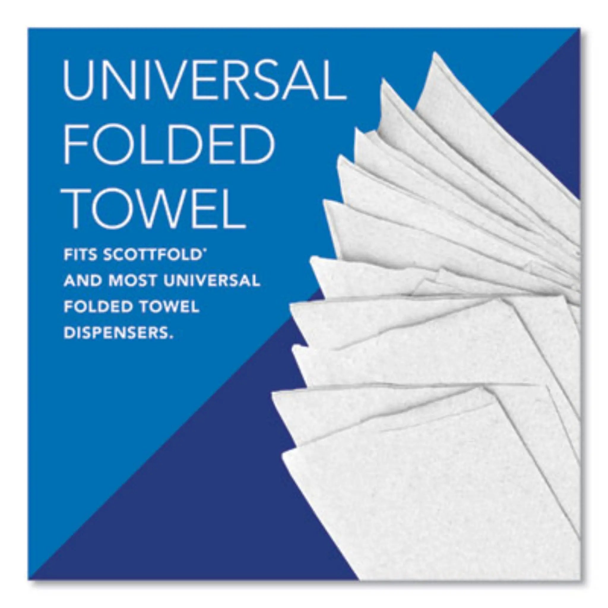 KIMBERLY-CLARK KCC01980 Pro Scottfold Towels, Universal Folded Towel