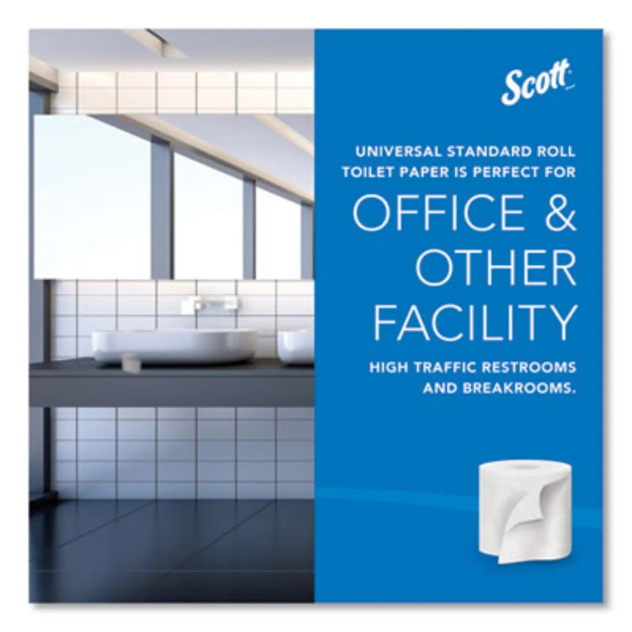 KIMBERLY-CLARK KCC04460 Essential Standard Roll Bathroom Tissue for Business, for Office & Other Facility