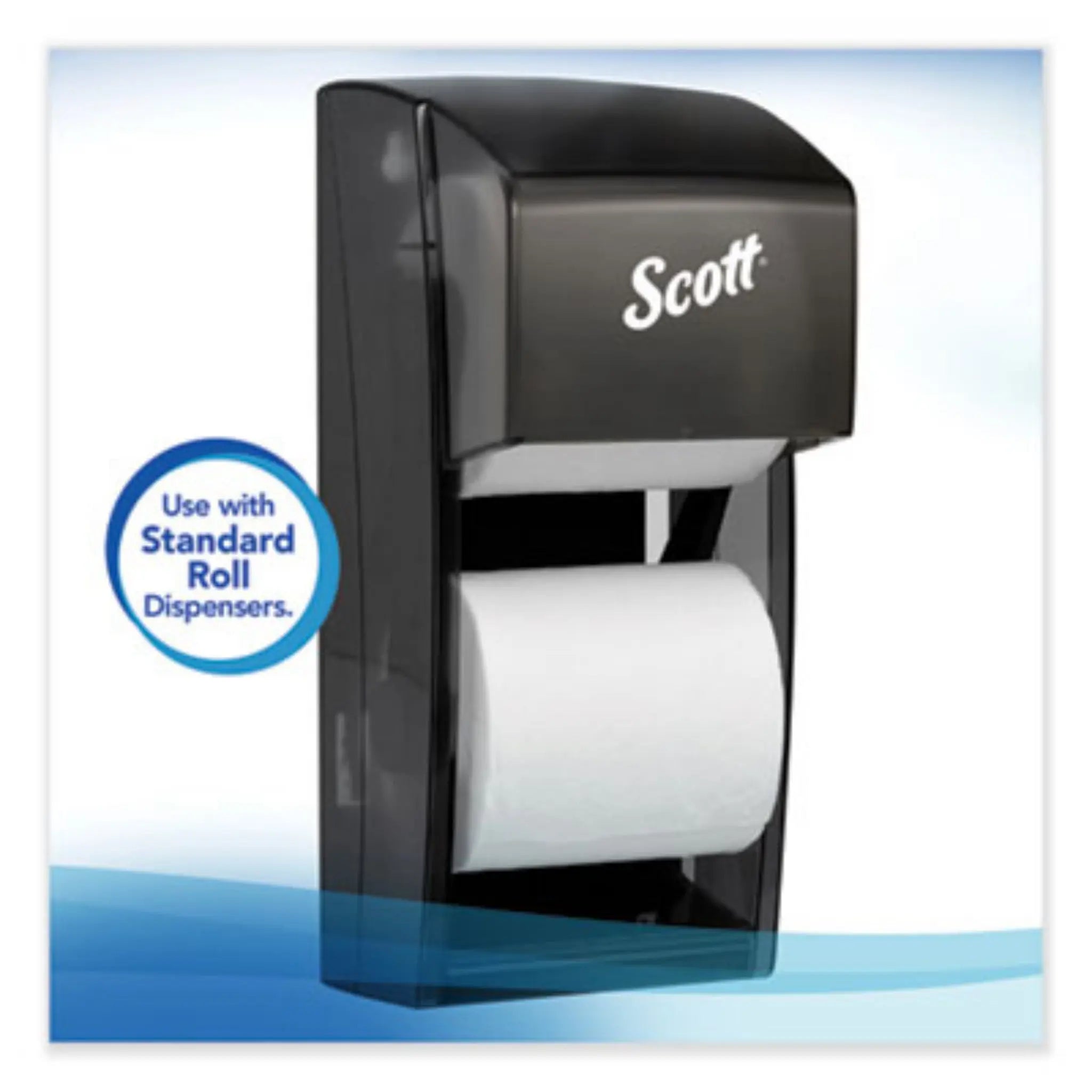 KIMBERLY-CLARK KCC04460RL Essential Standard Roll Bathroom Tissue for Business, for Standard Roll Dispensers