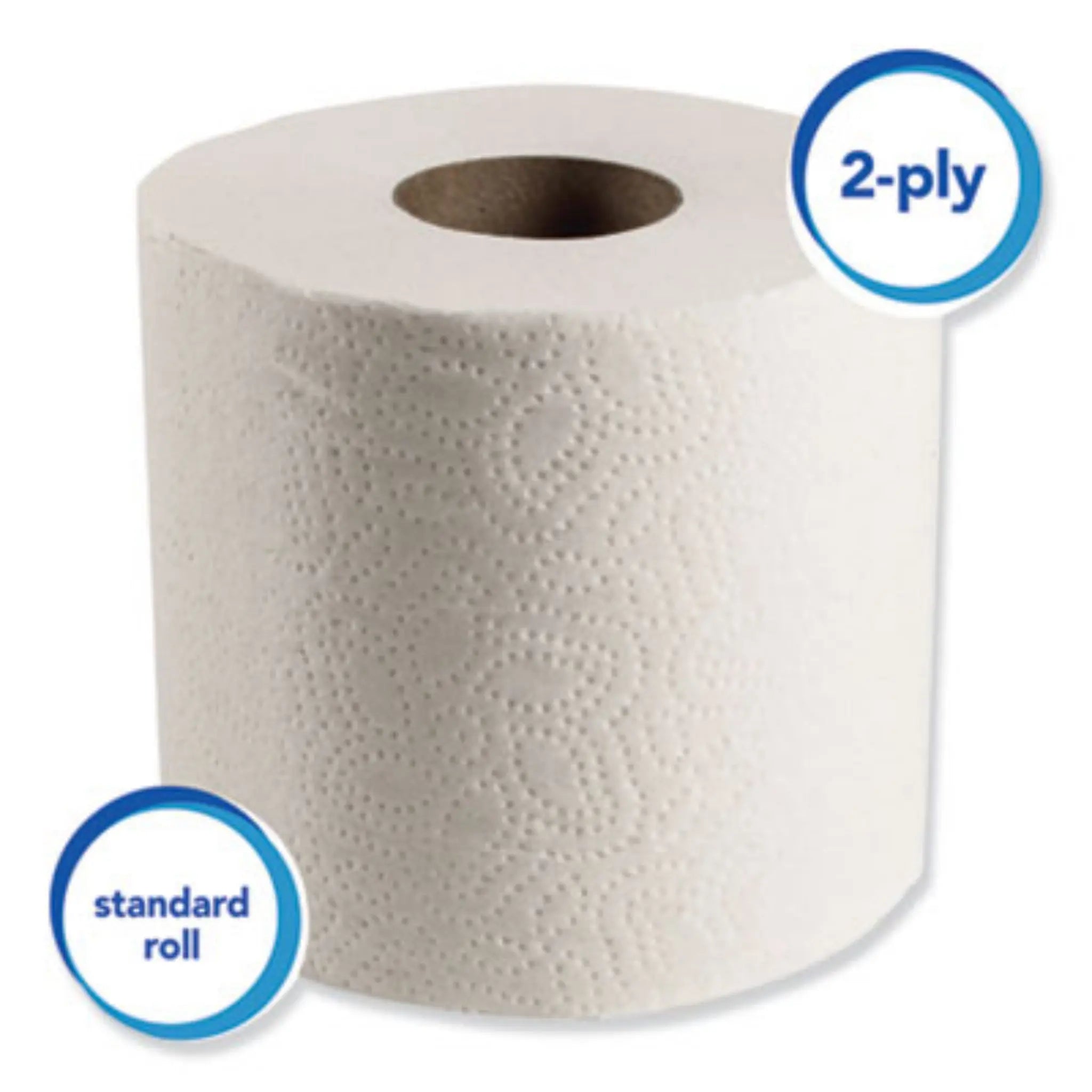KIMBERLY-CLARK KCC04460RL Essential Standard Roll Bathroom Tissue for Business, 2-Ply, Standard Roll