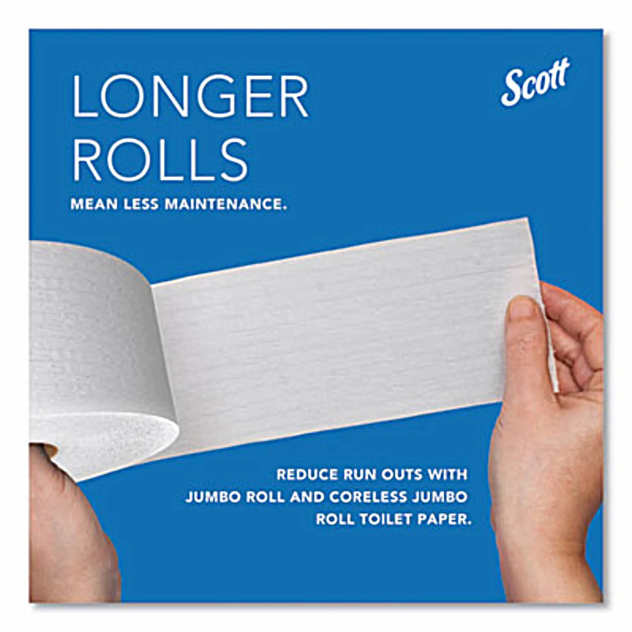 KIMBERLY CLARK Scott KCC09602 Essential Coreless Jumbo Roll Tissue Dispenser for Business, 14.25 x 6 x 9.75, Black, 1 Each