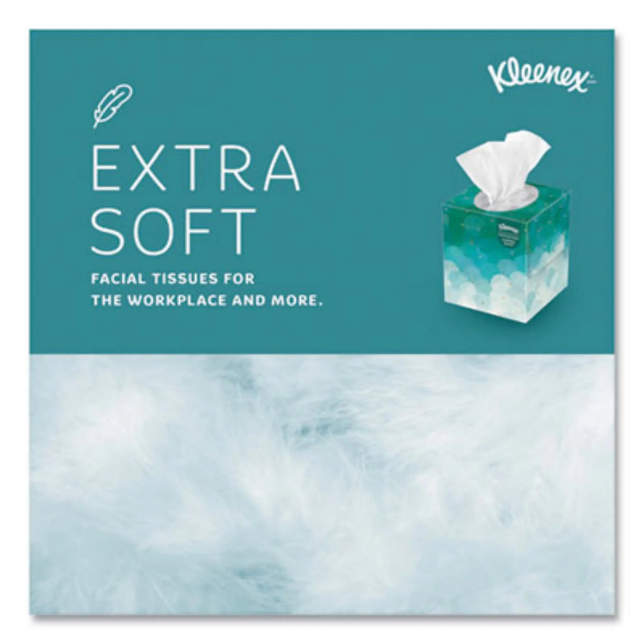 KIMBERLY-CLARK KCC21270BX Boutique White Facial Tissue, Extra Soft