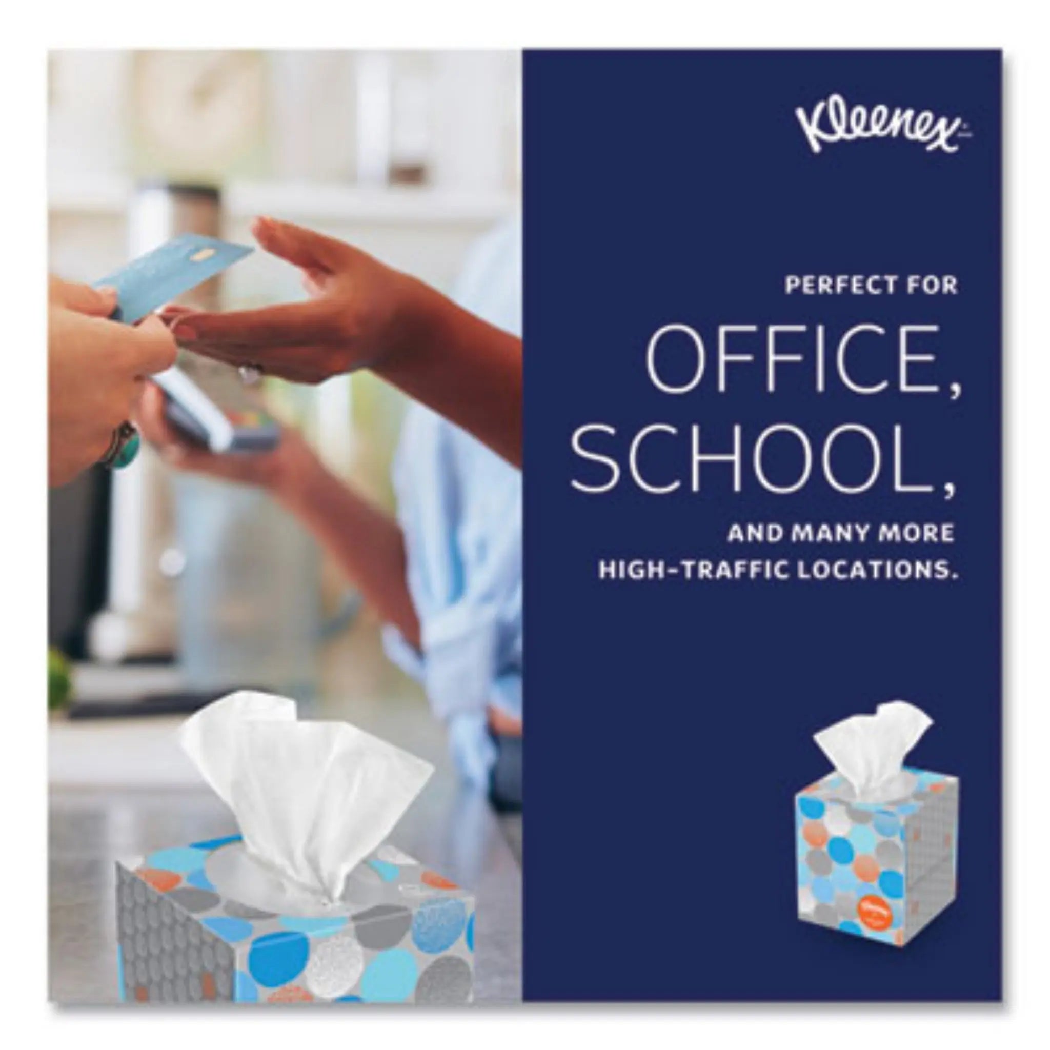 KIMBERLY-CLARK KCC21286 Boutique Anti-Viral Tissue, for Office, School, and High Traffic Locations
