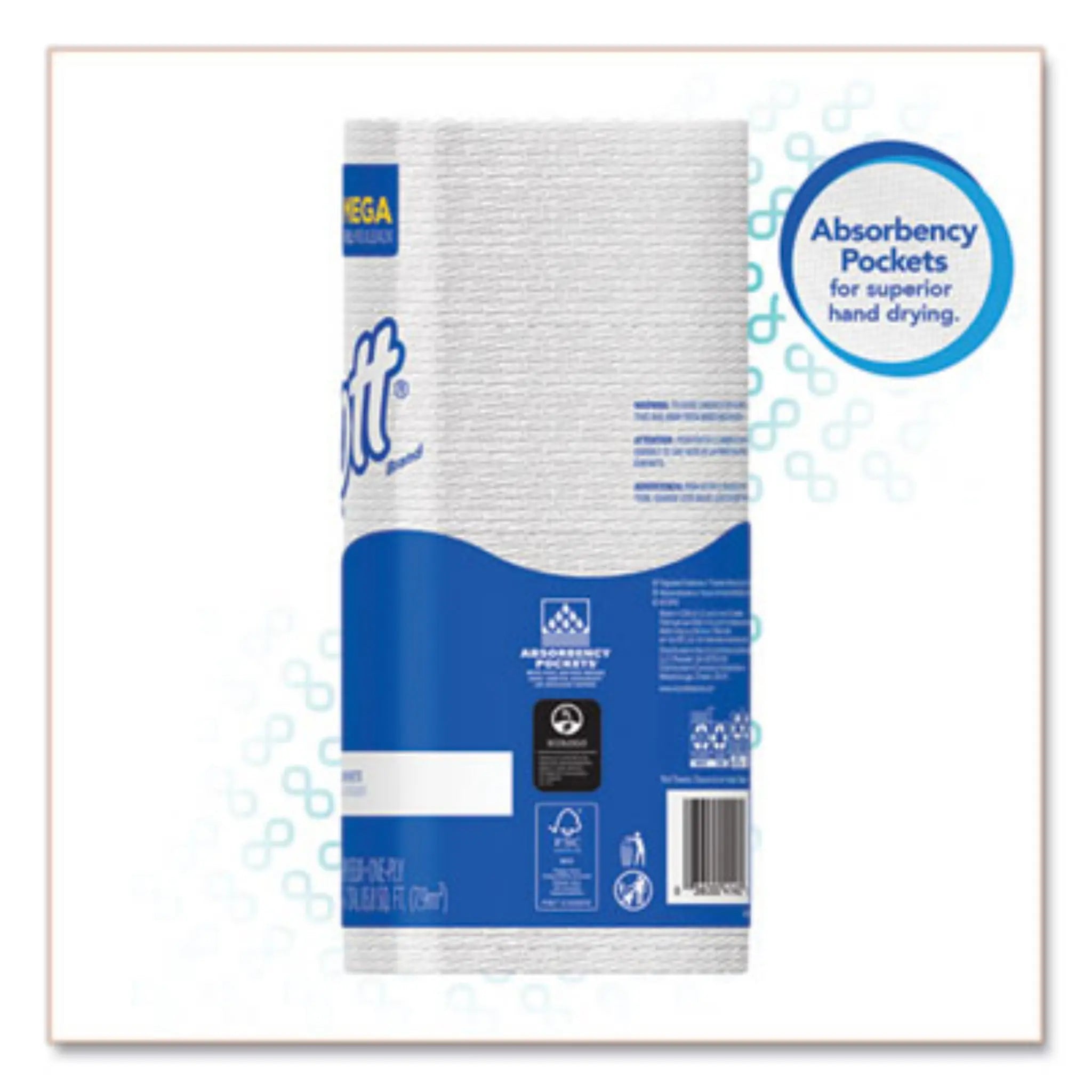 KIMBERLY-CLARK KCC41482 Kitchen Roll Towels, Absorbency Pockets