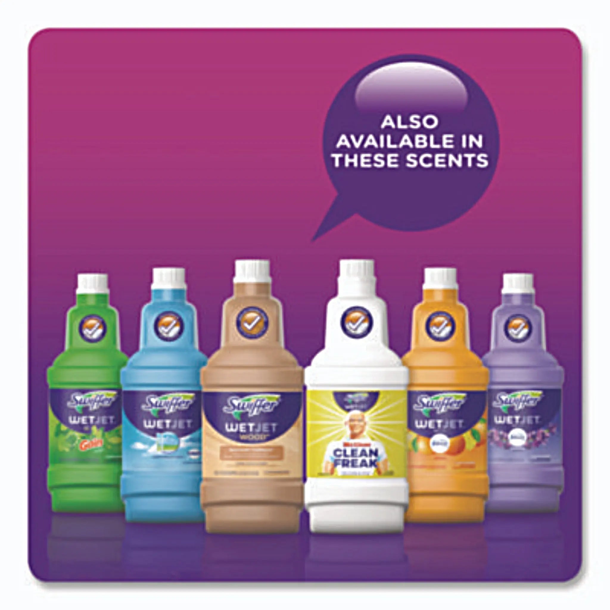 PROCTER & GAMBLE Swiffer PGC77810 Wetjet System Cleaning-Solution Refill, Fresh Scent, 1.25 Liter Bottle, Different Scents