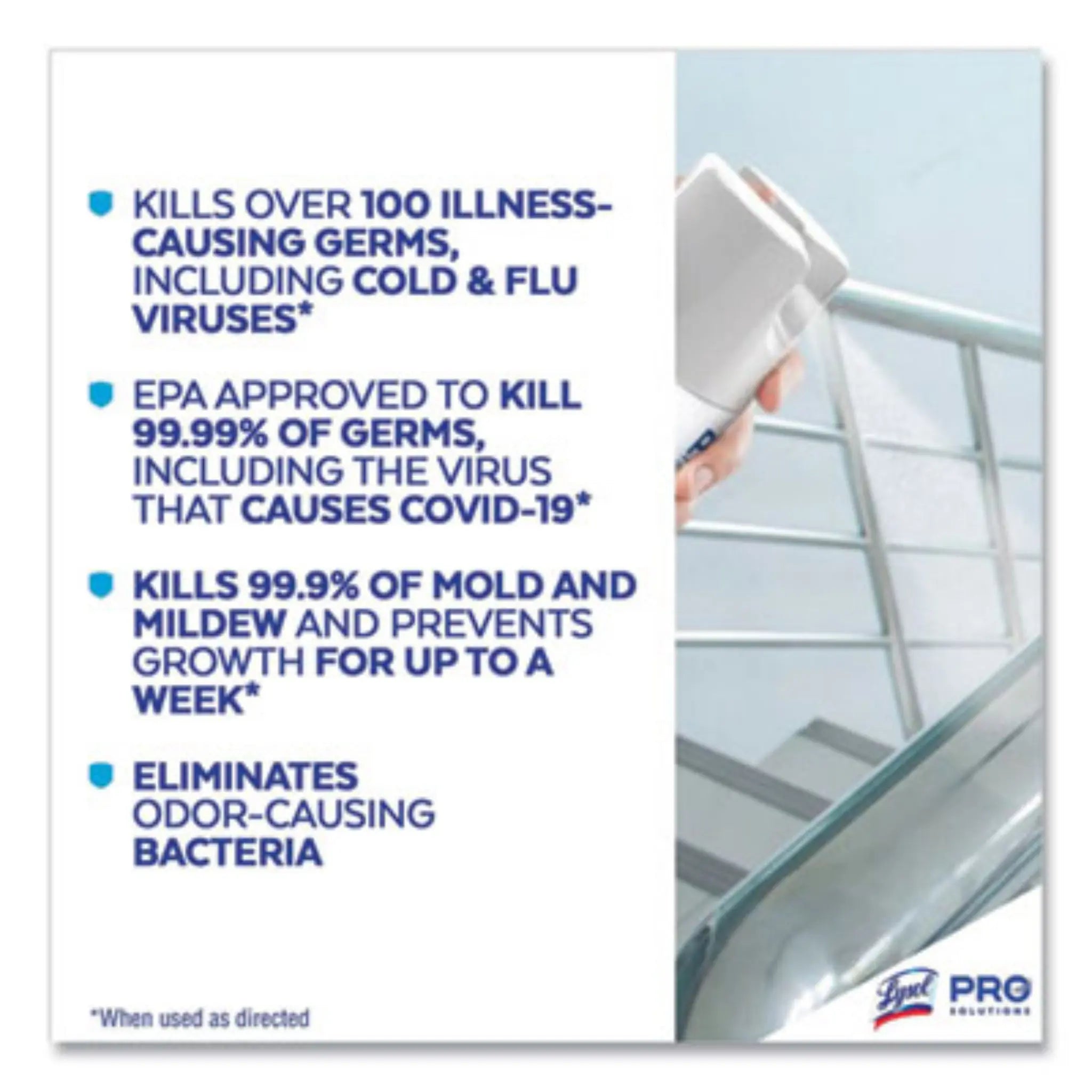 RECKITT BENCKISER RAC04650EA Disinfectant Spray, 99.99%