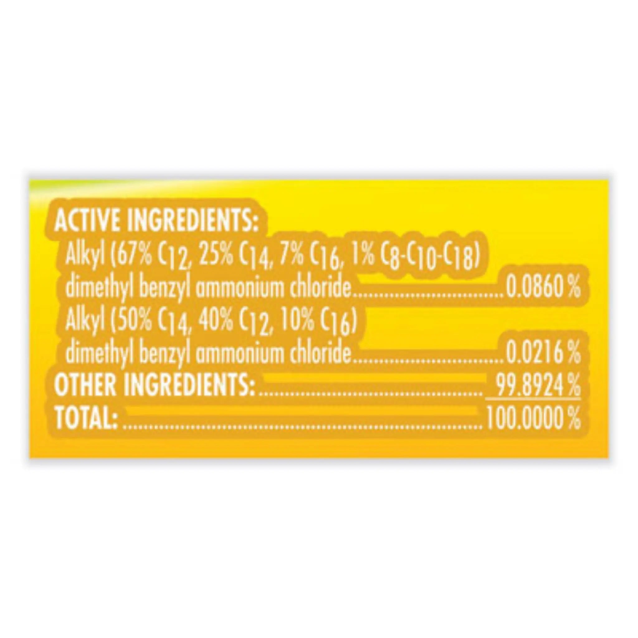 RECKITT BENCKISER RAC75352CT Ready-To-Use All-Purpose Cleaner, Active Ingredients