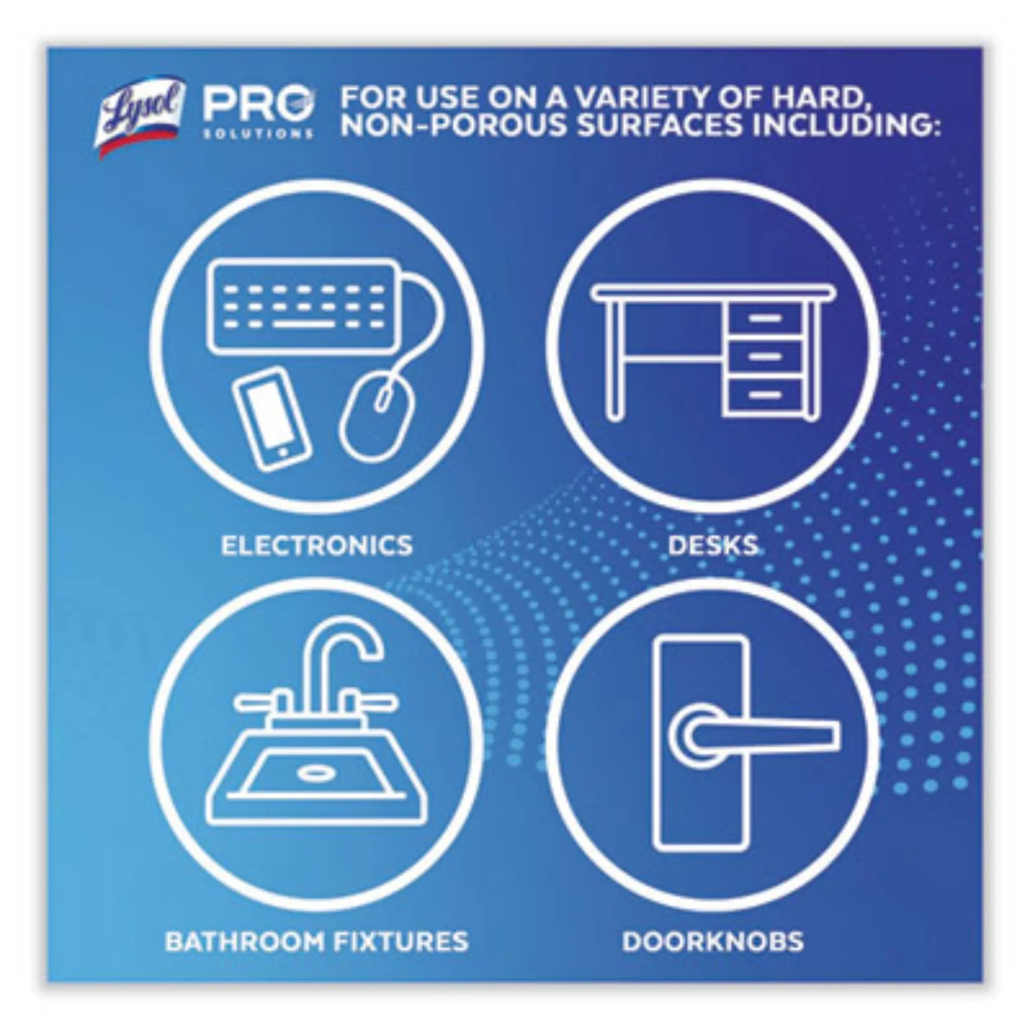 RECKITT BENCKISER RAC77182CT Disinfecting Wipes, PRO