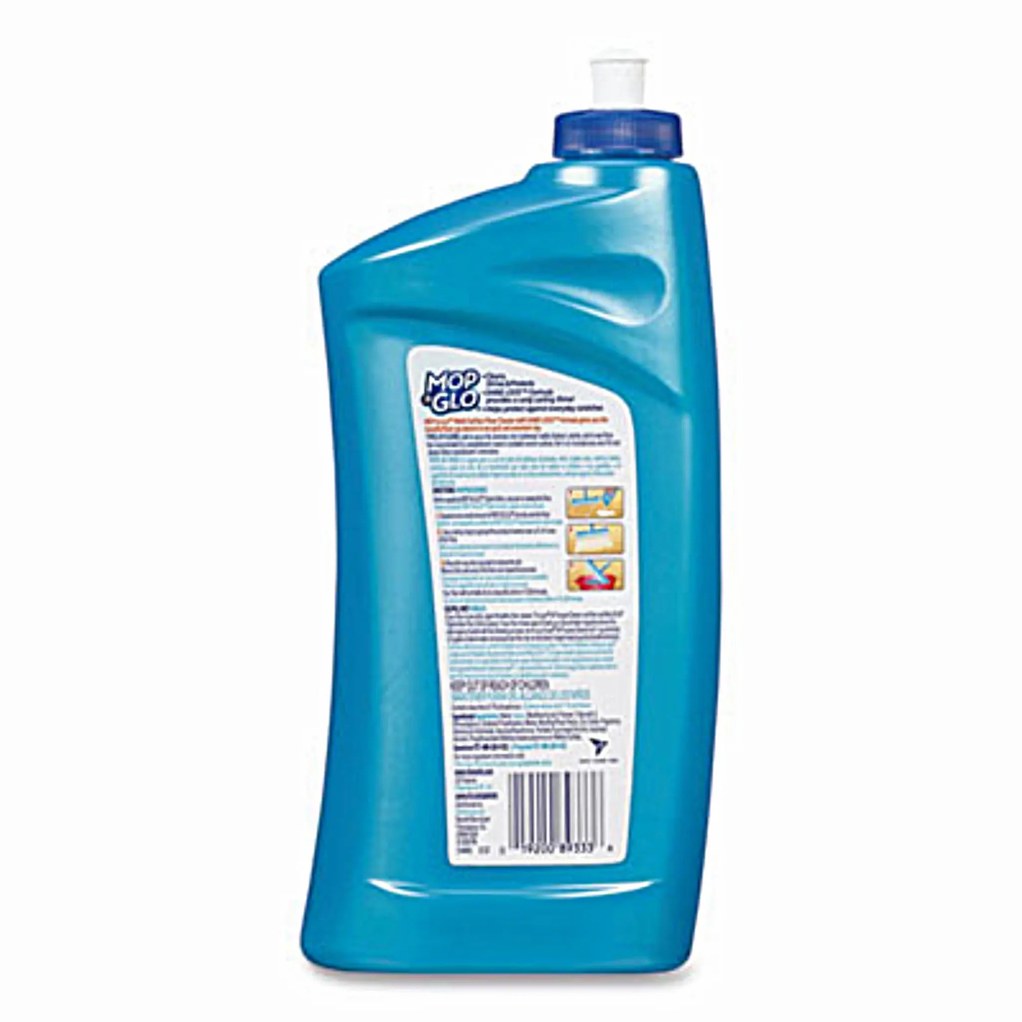 RECKITT BENCKISER Mop & Glo RAC89333 Triple Action Floor Cleaner, Fresh Citrus Scent, 32 oz Bottle, Back View