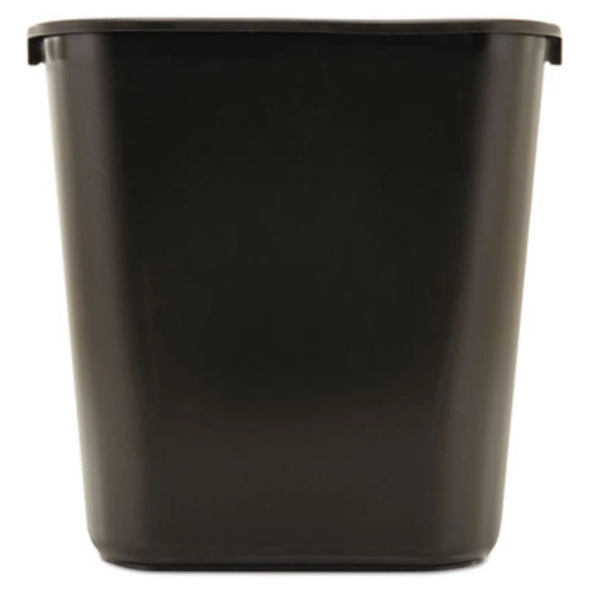 RUBBERMAID COMMERCIAL PROD. RCP295600BK Deskside Plastic Wastebasket, 7 gal, Plastic, Black, 1 Each