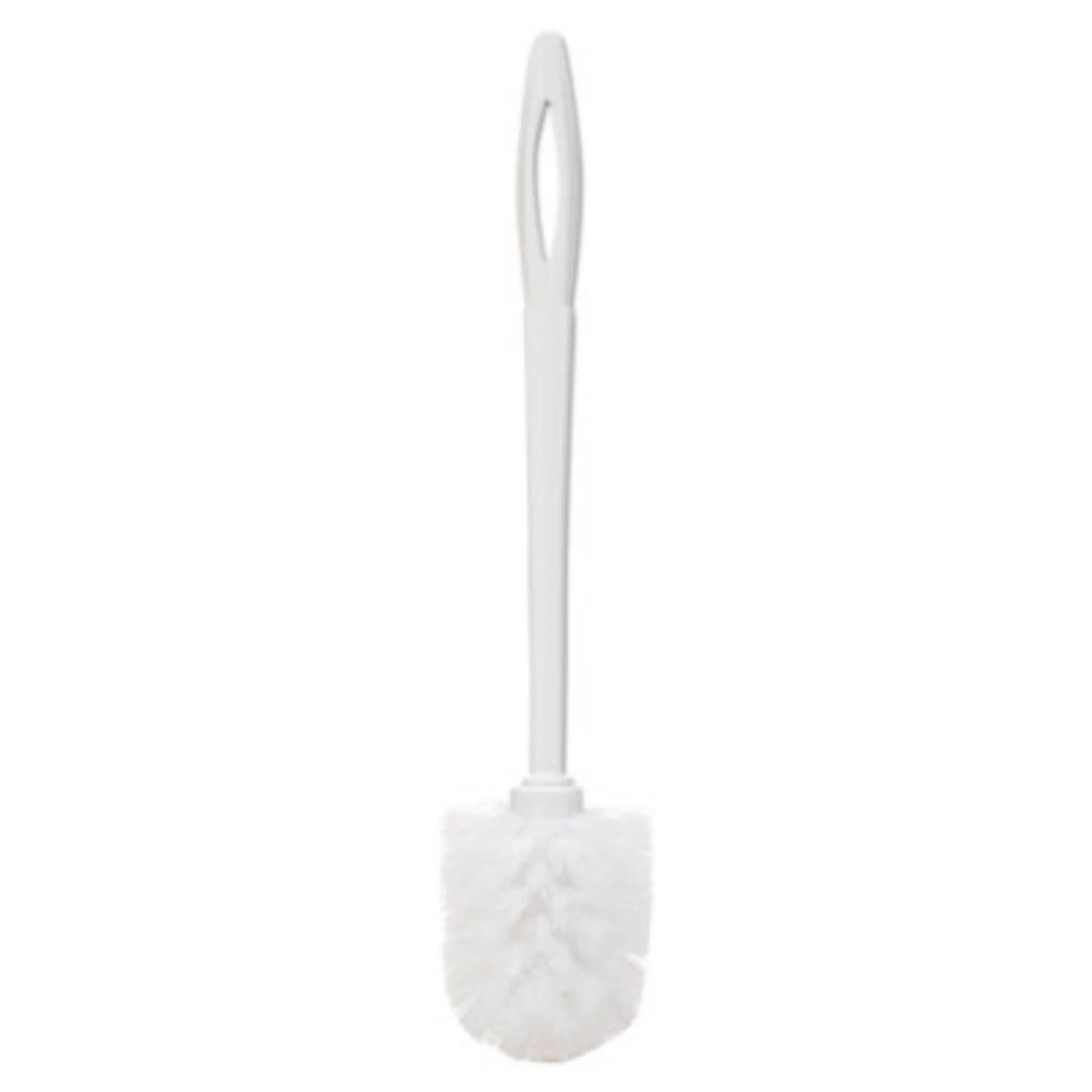 RUBBERMAID COMMERCIAL PROD. RCP631000WE Toilet Bowl Brush, 10" Handle, White, 1 Each