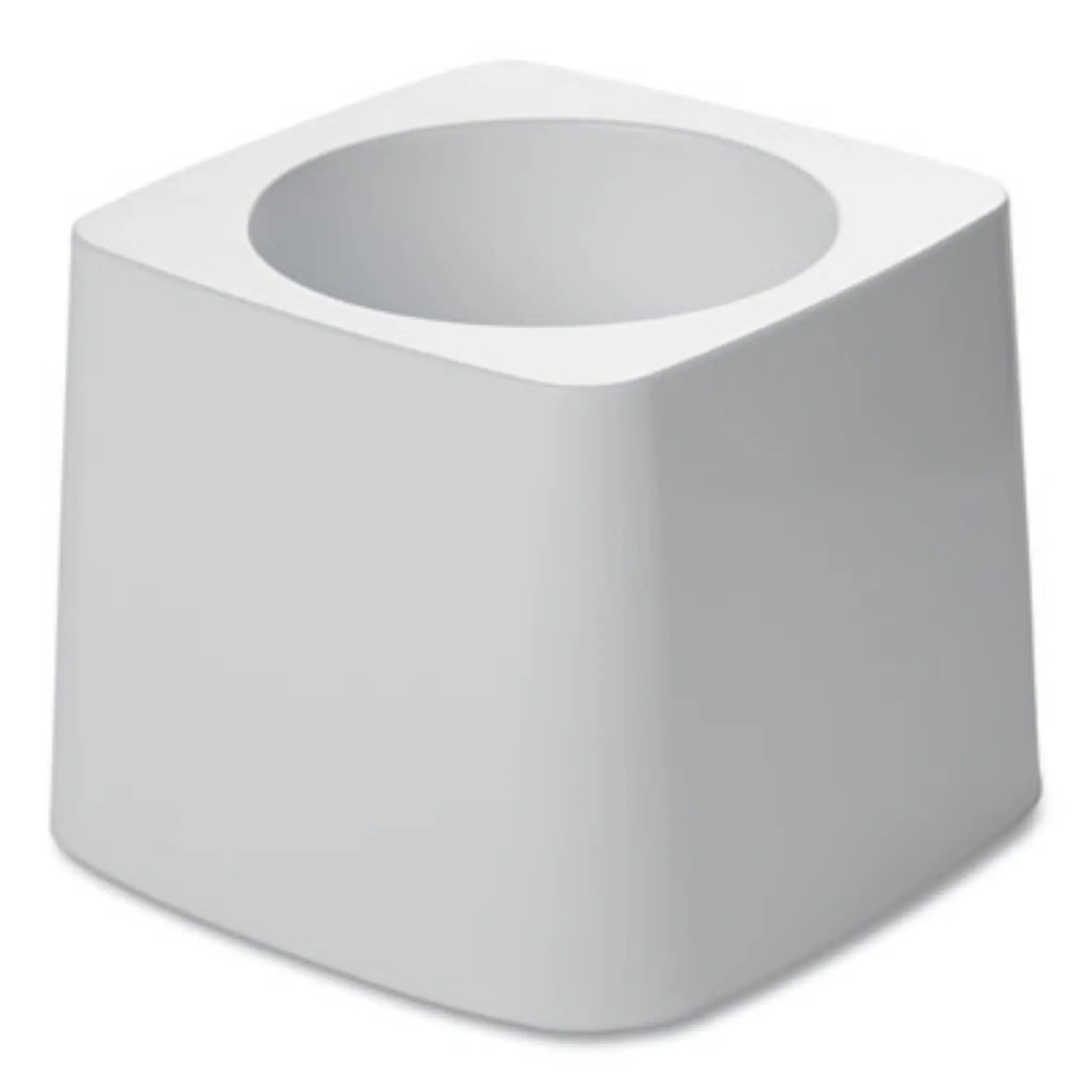 RUBBERMAID COMMERCIAL PROD. RCP631100WE Commercial-Grade Toilet Bowl Brush Holder, Front View