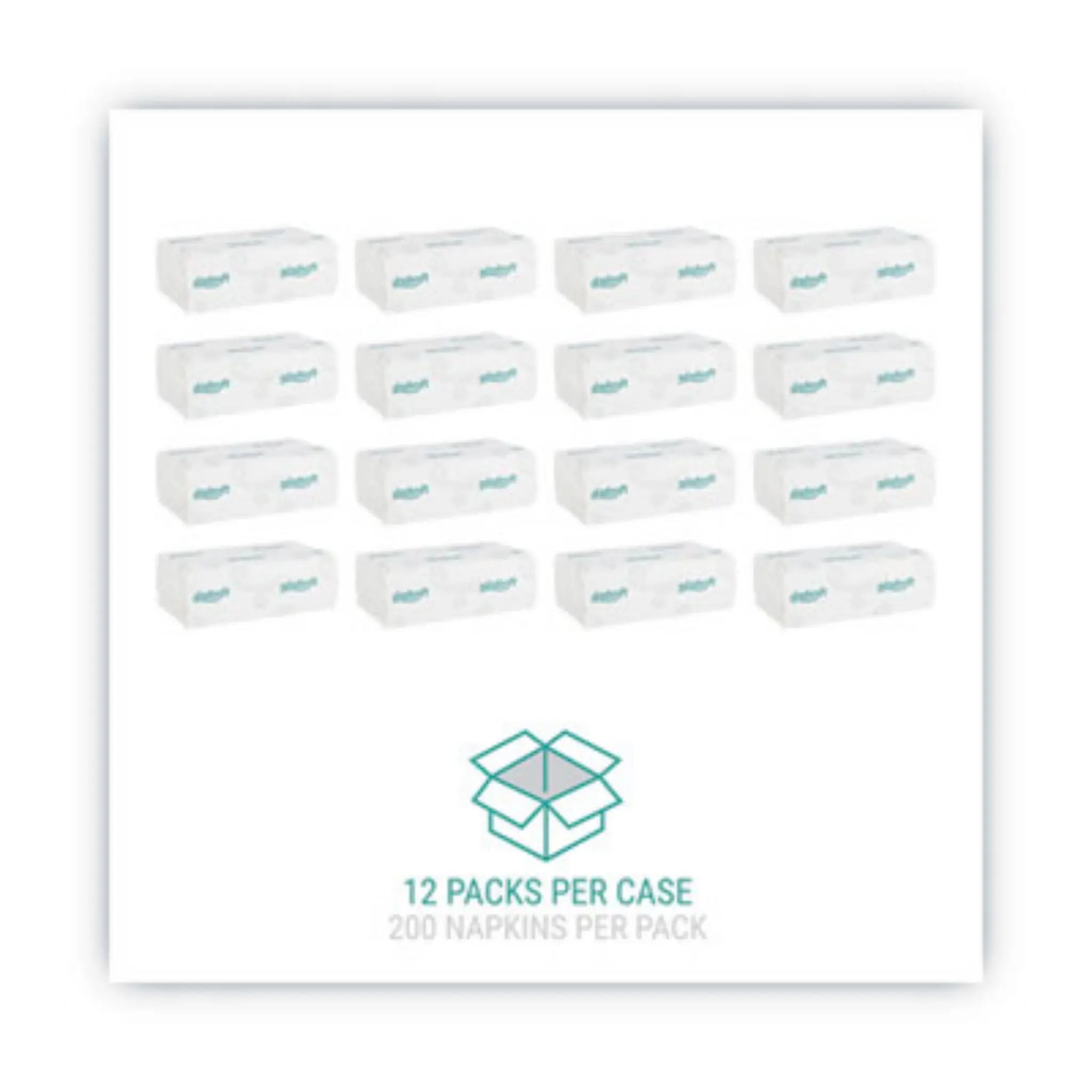 WINDSOFT WIN101 C-Fold Paper Towels, 12 Packs