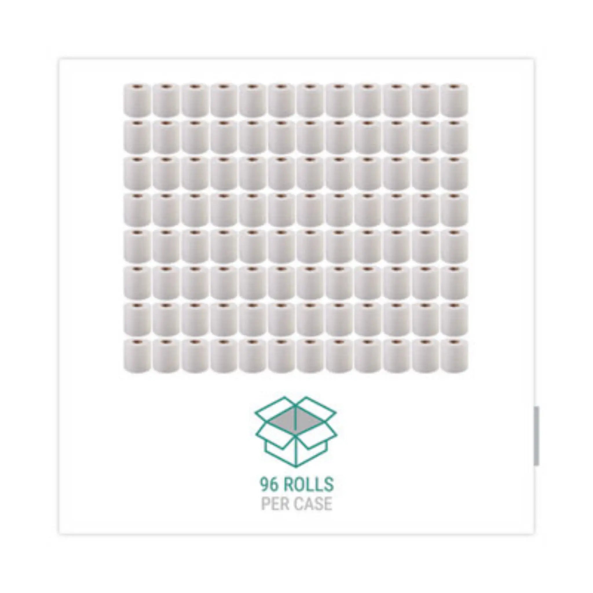 WINDSOFT WIN2240B Bath Tissue, Septic Safe, Individually Wrapped Rolls, 2-Ply, White, Carton of 96 Rolls