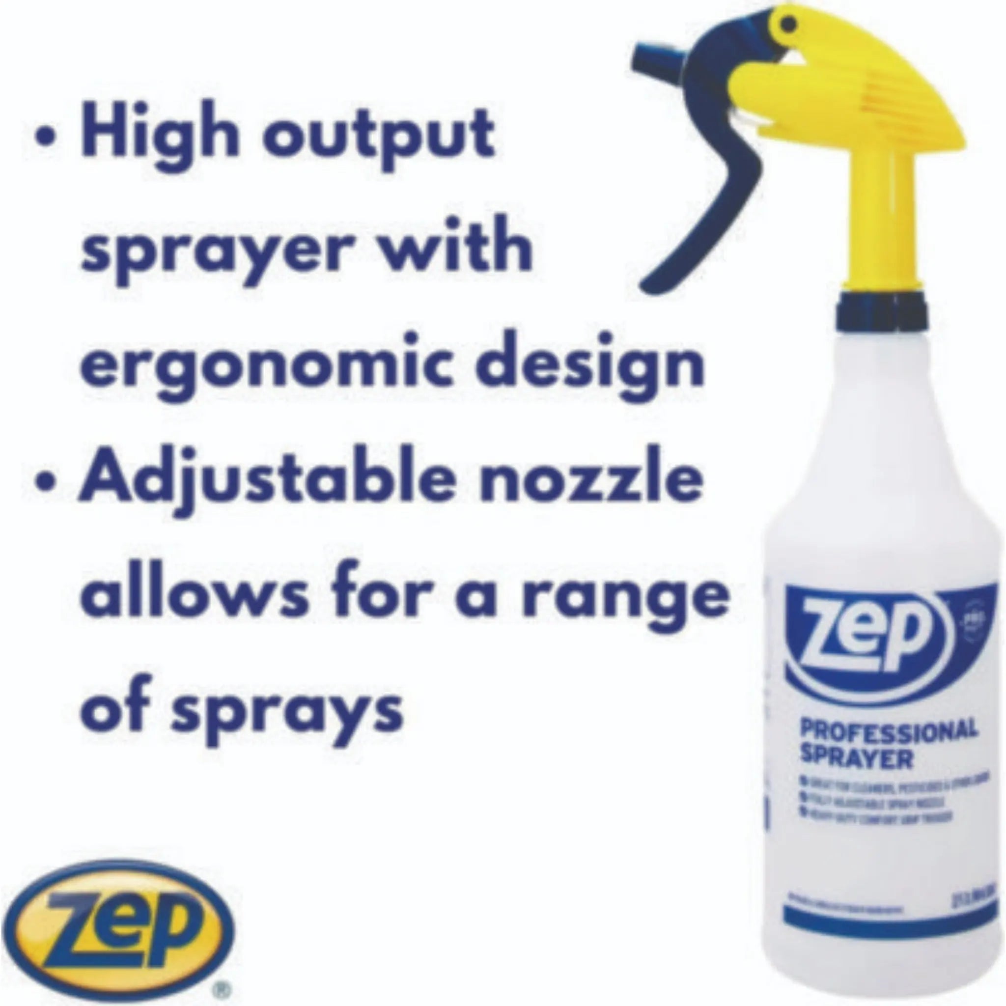 ZEP INC. ZPEHDPRO36EA Professional Spray Bottle With Trigger Sprayer, High Output