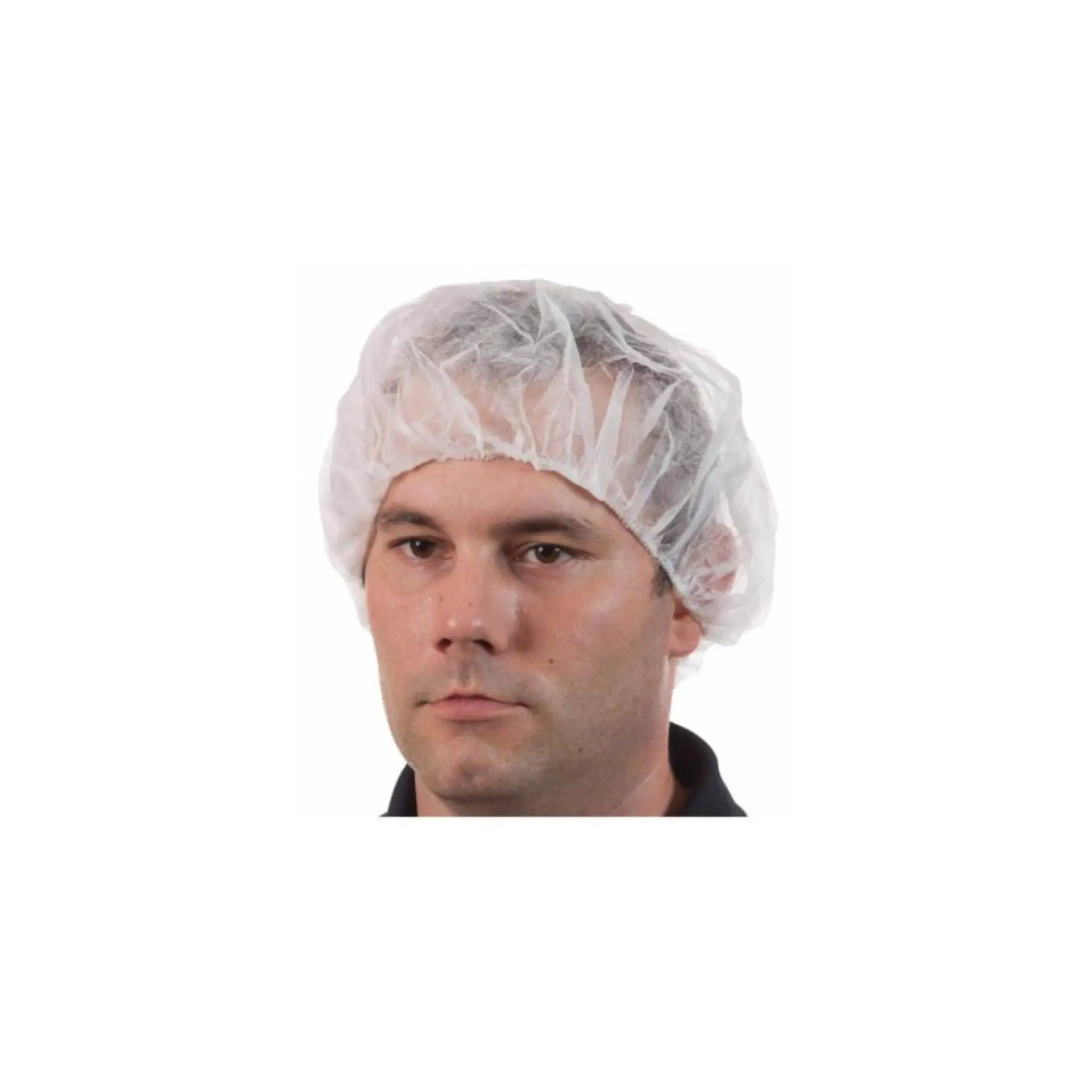 International EnviroGuard S110NW-28 Polypropylene Bouffant Cap, White, 28 Inch, Main Image