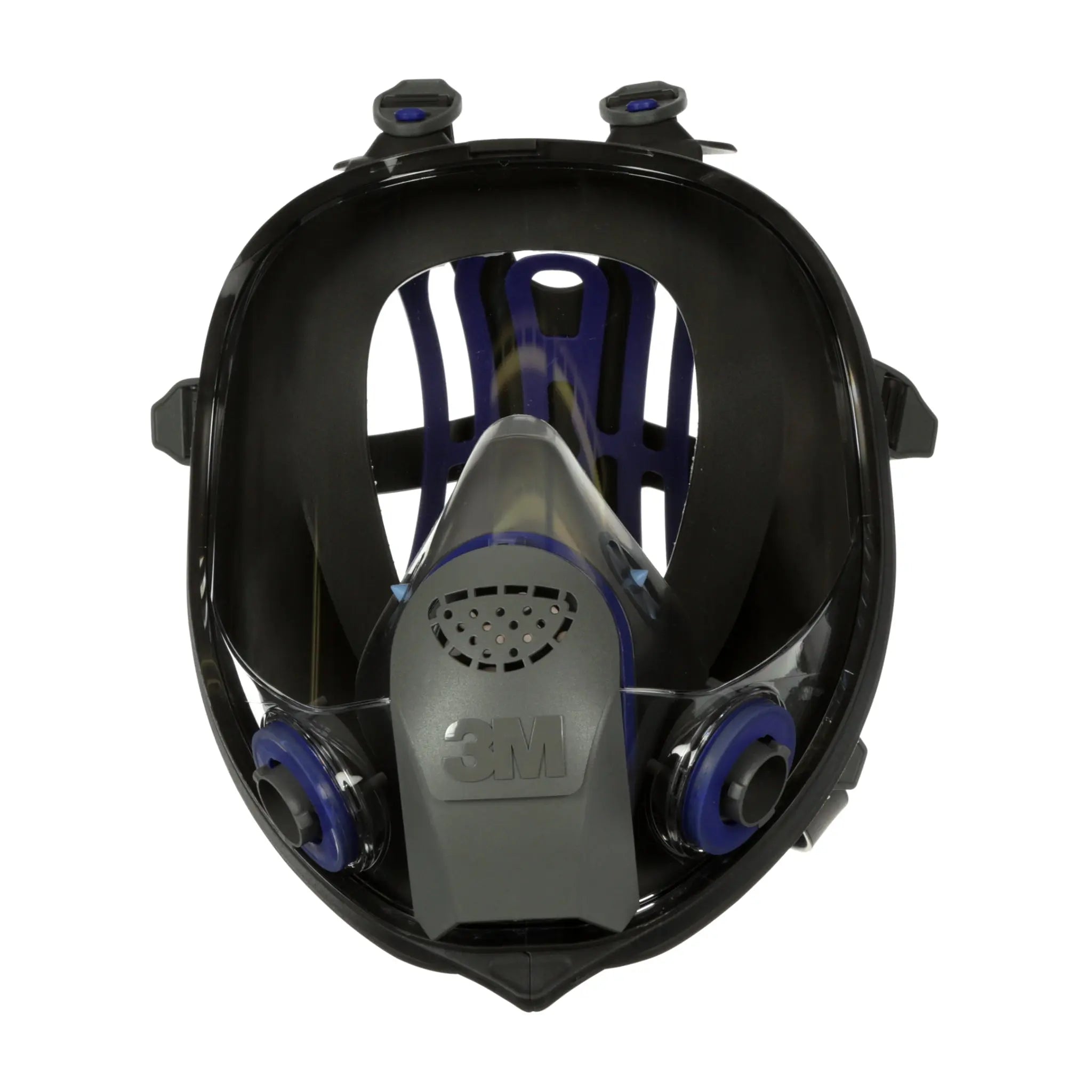 3M FF-400 Series Ultimate FX Full Facepiece Reusable Respirator, Black, Front Image