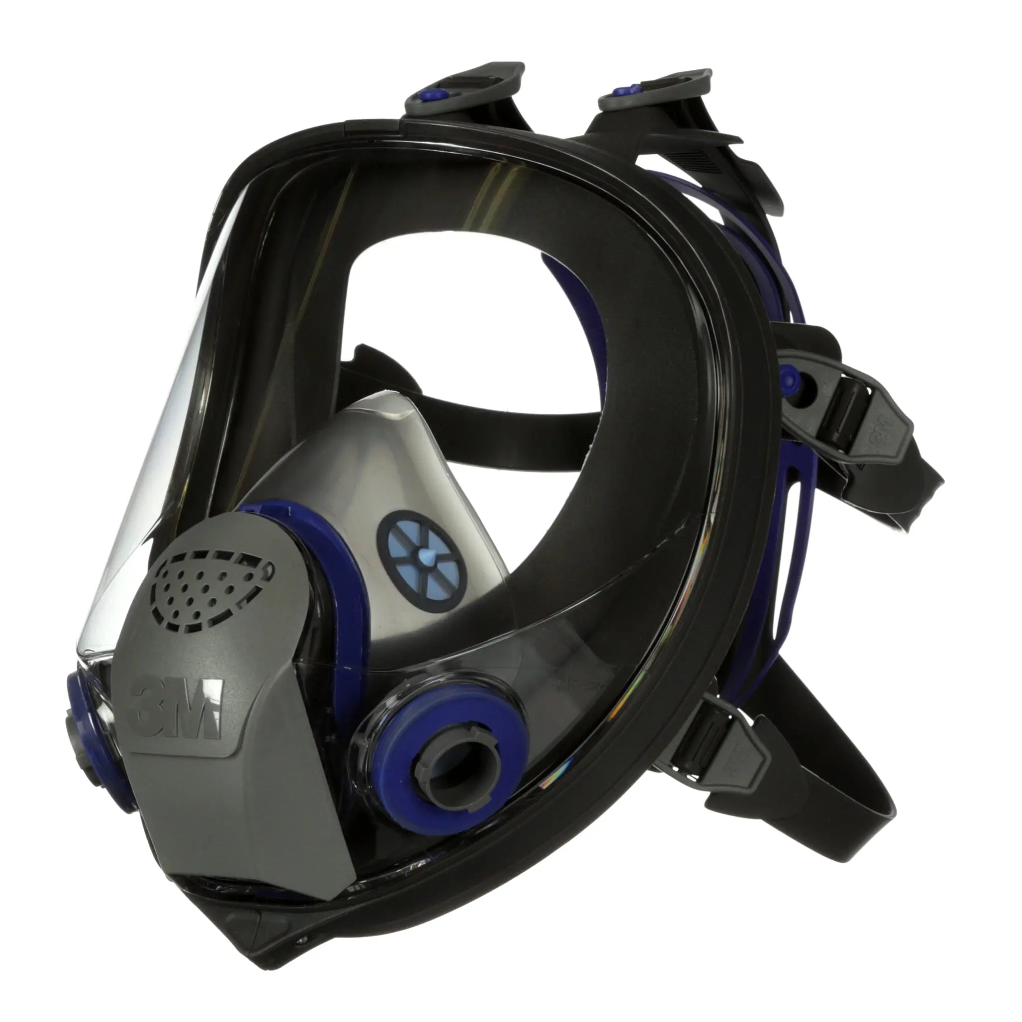 3M FF-400 Series Ultimate FX Full Facepiece Reusable Respirator, Black, Side View Image