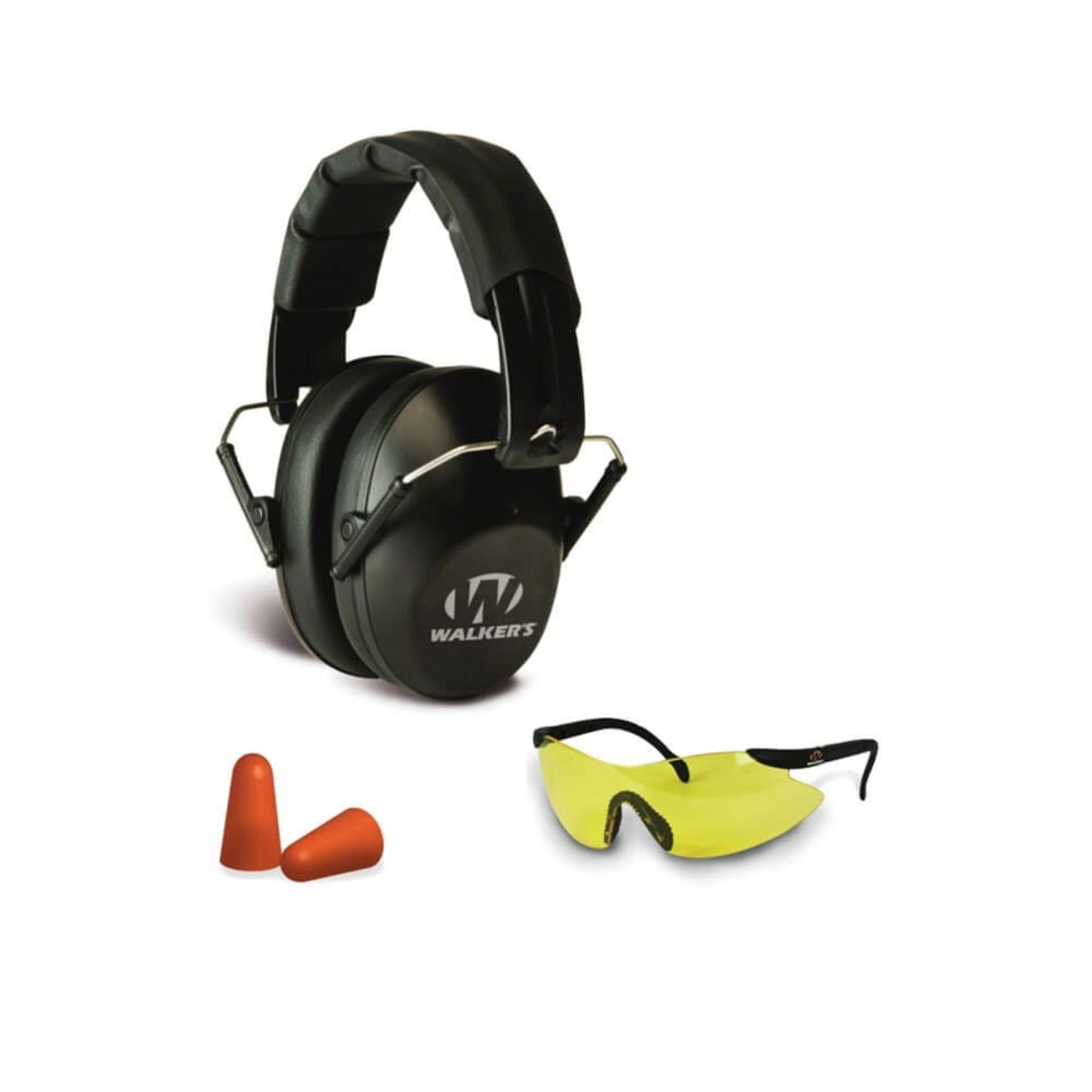Walker's GWP-FPM1GFP, PRO-LOW PROFILE FOLDING MUFF/GLASSES/PLUGS COMBO
