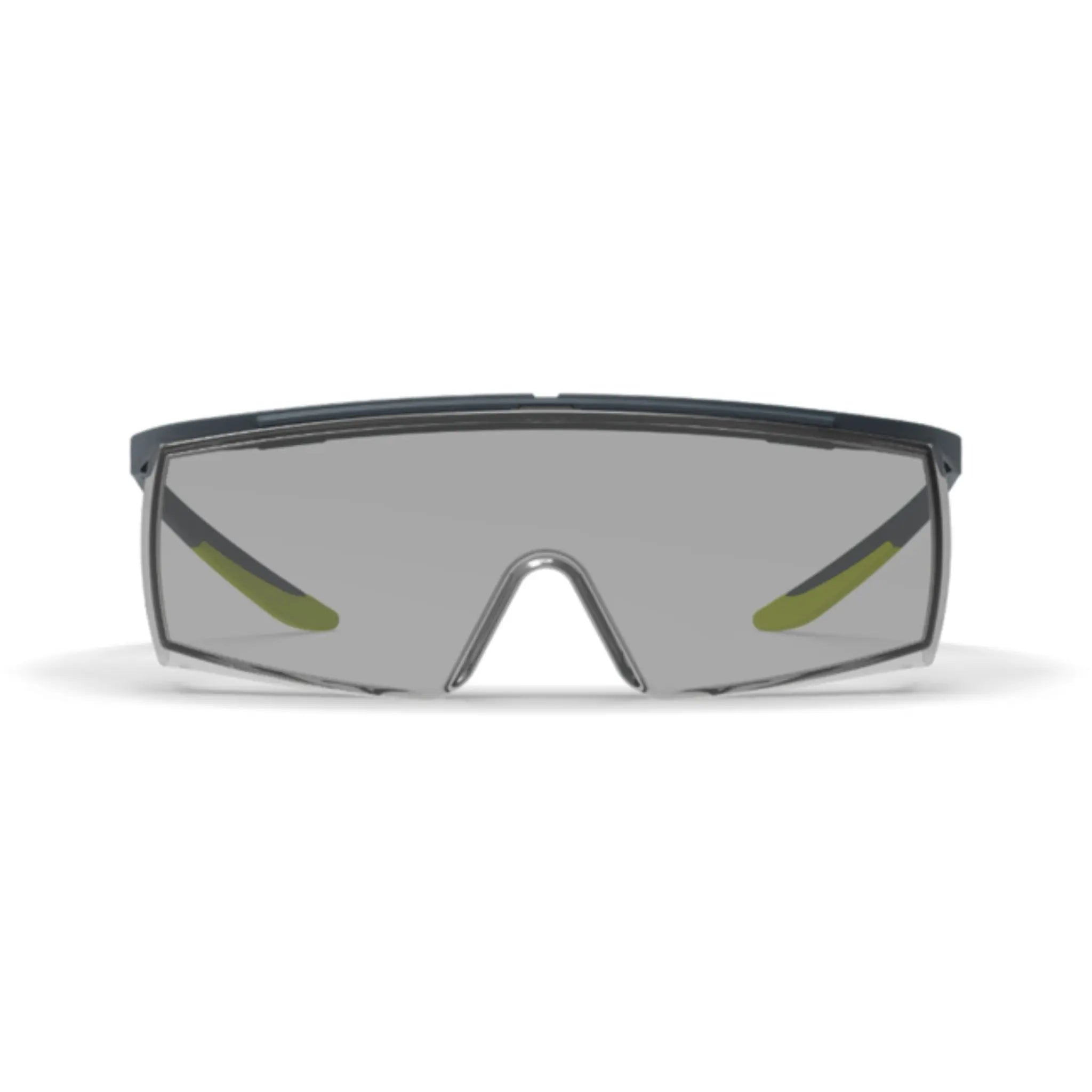 HEXARMOR LT250 Safety Glasses, OTG, TruShield Lens, Gray, Front View