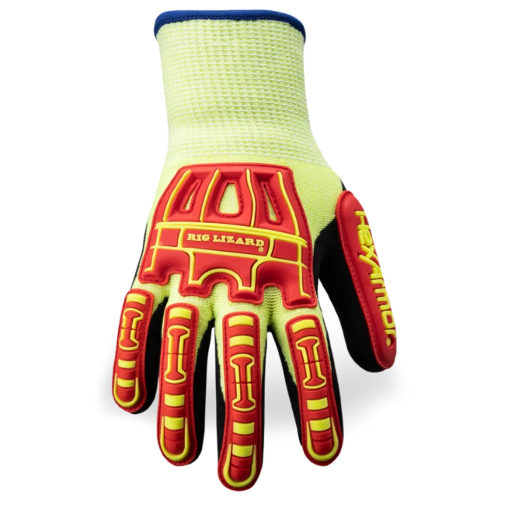 HexArmor Rig Lizard 2091 Thin Lizzie Thermal Gloves, Red, 1 Pair, Back of Hand View