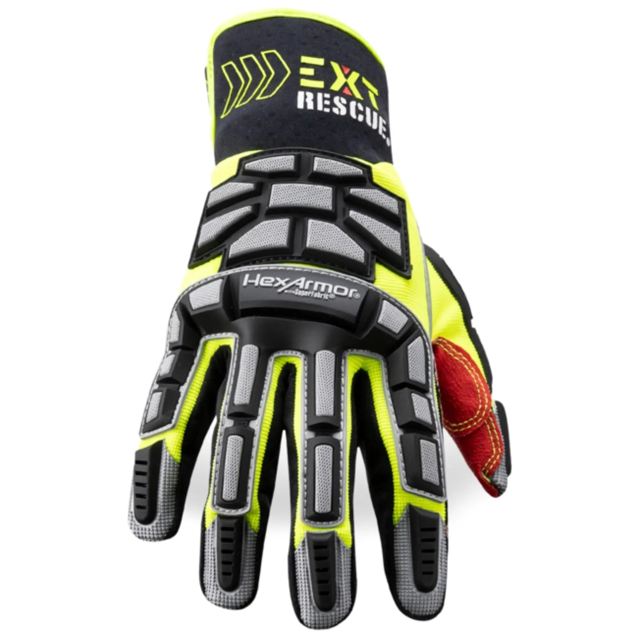 HexArmor EXT Rescue 4011 Extrication Glove, Hi-Vis Lime, 1 Pair