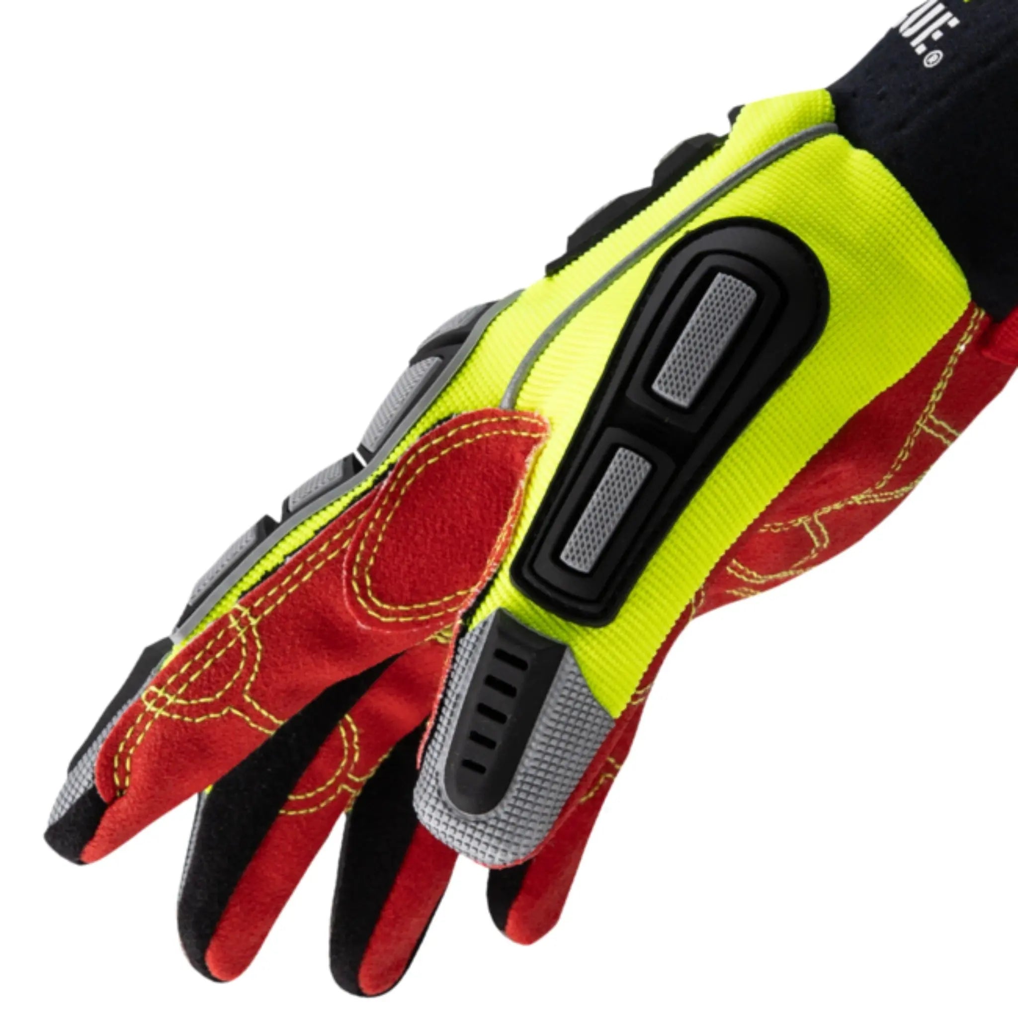 HexArmor EXT Rescue 4011 Extrication Glove, Hi-Vis Lime, 1 Pair