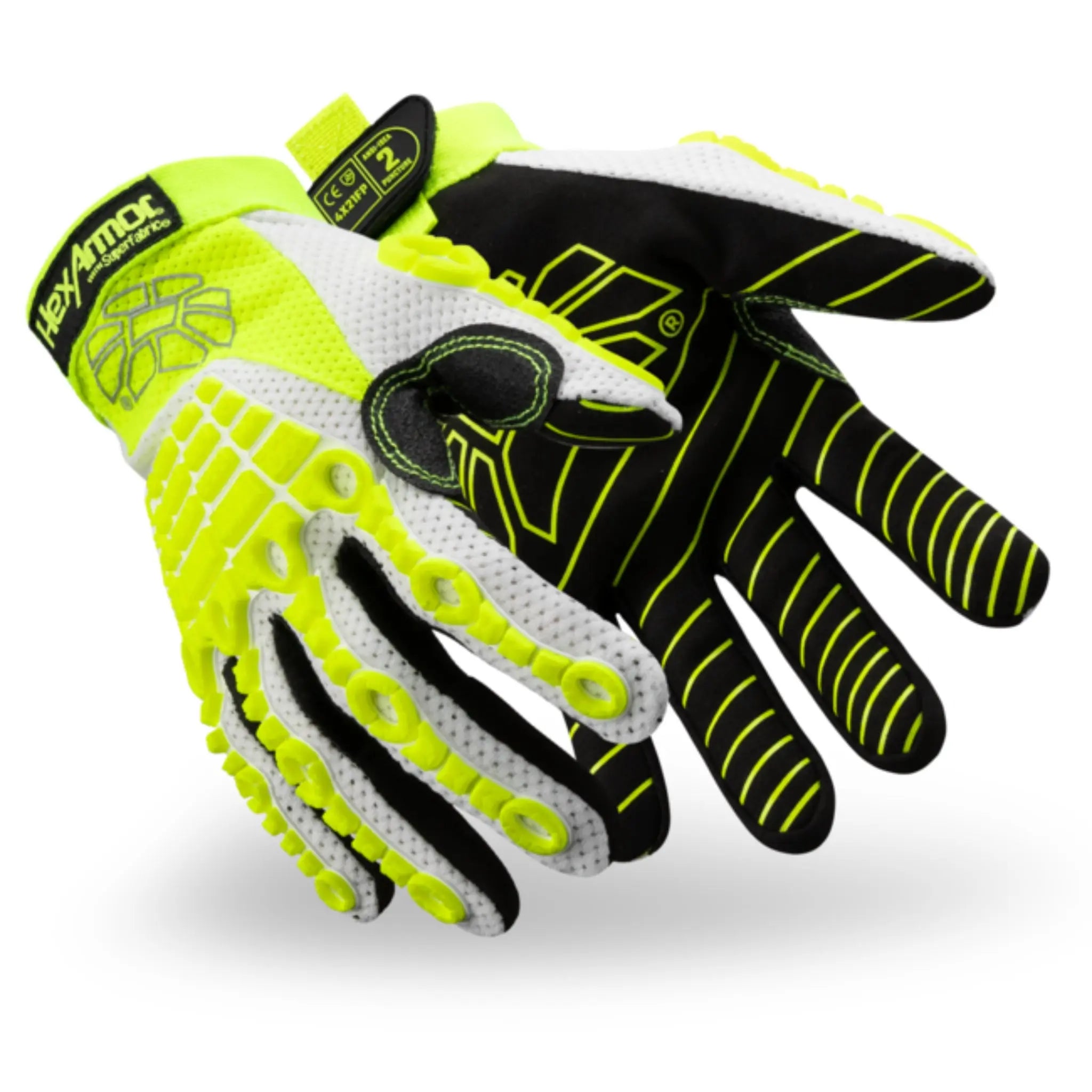 HexArmor Chrome Oasis 4030 Work Gloves, White, 1 Pair, Main Image