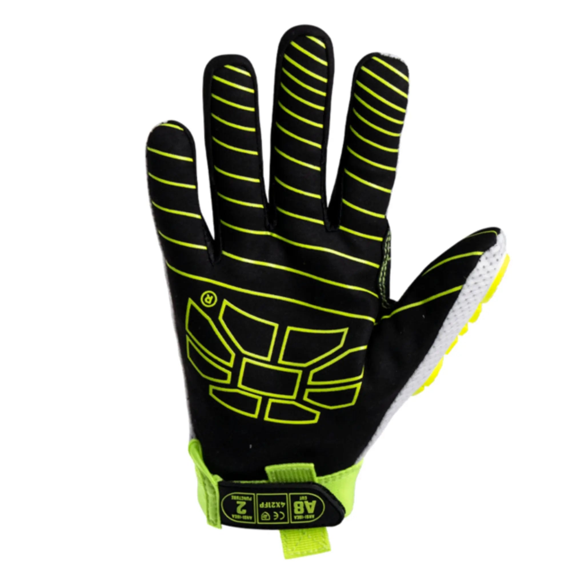 HexArmor Chrome Oasis 4030 Work Gloves, White, 1 Pair, Palm View