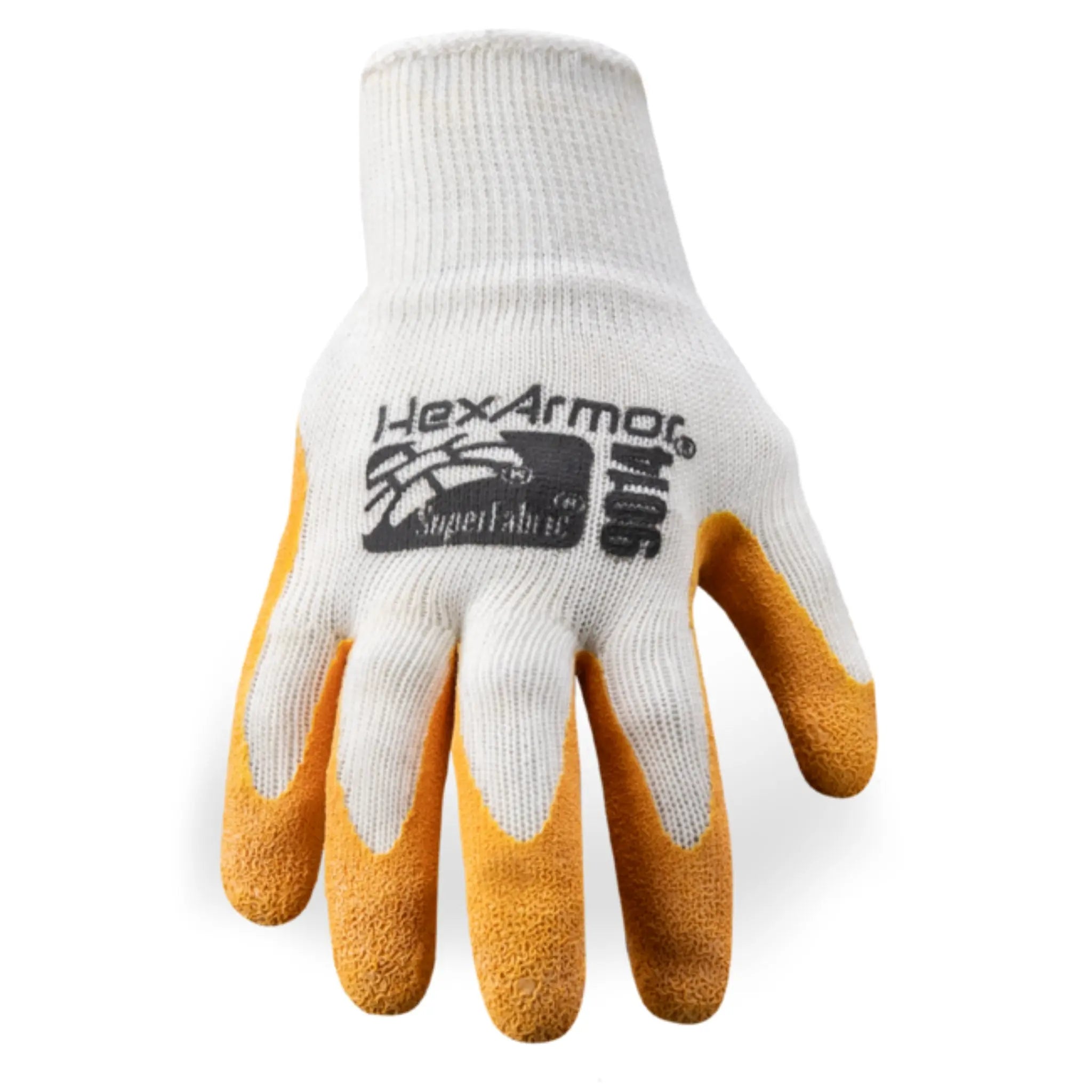 HexArmor SharpsMaster II 9014 Needlestick Resistant Work Glove, White, 1 Pair, Back View