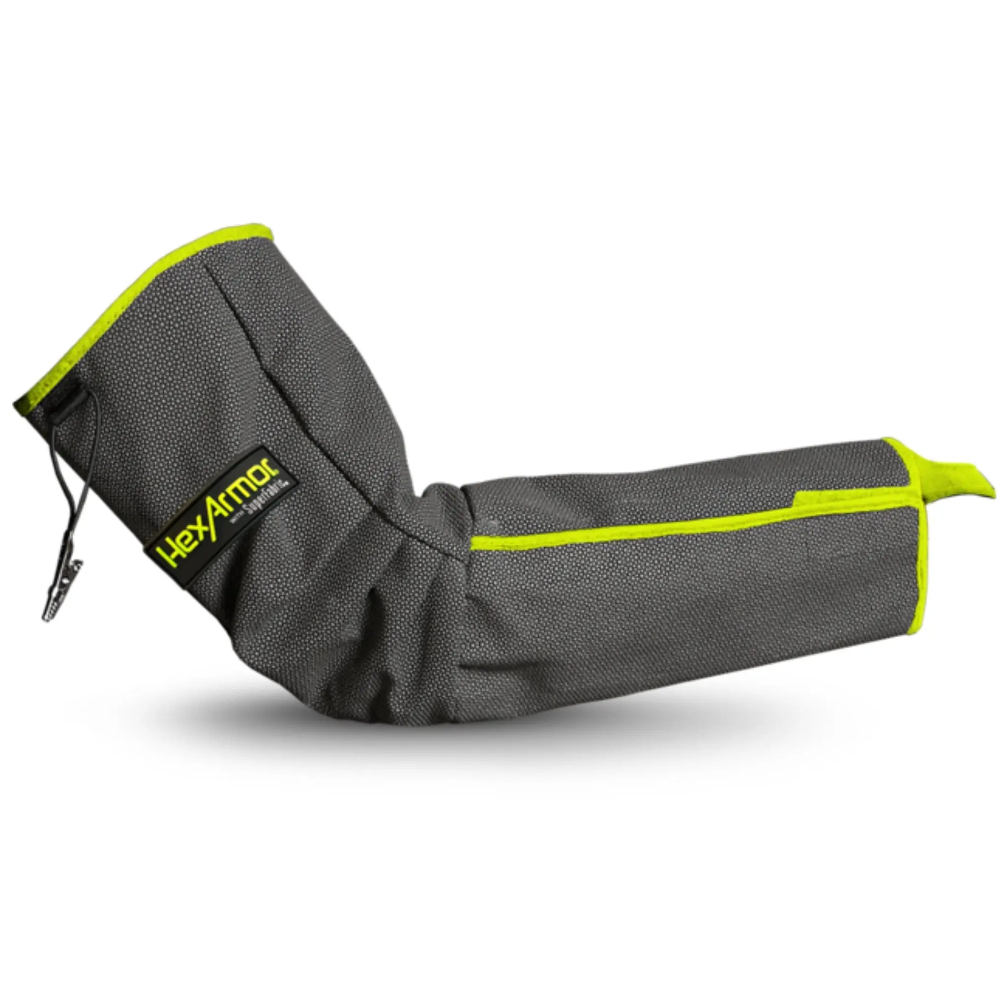 HexArmor AS019S 19" Arm Sleeve, Gray, 1 Each, Main Image