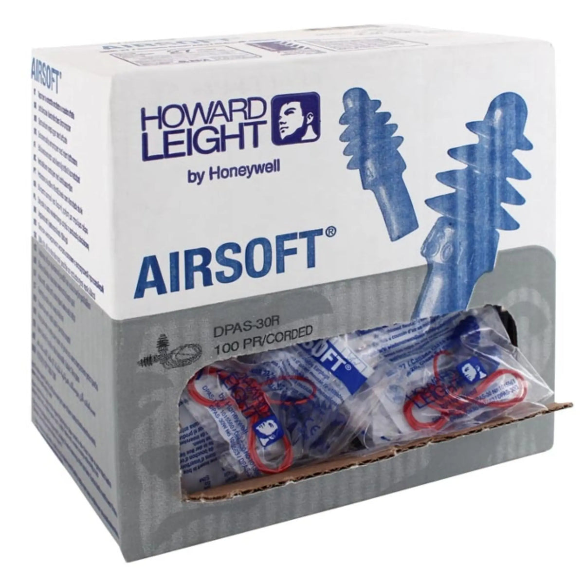 Honeywell Howard Leight DPAS-30R AirSoft Ear Plug, Box