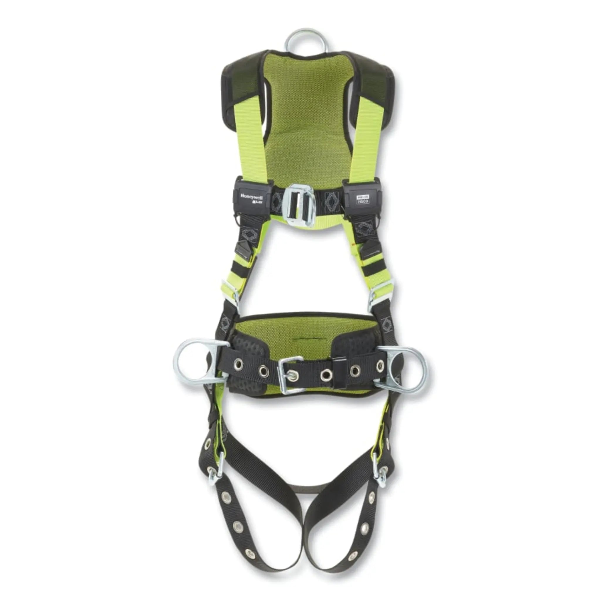 Honeywell Miller H5CC311001 Full Body Harness - Construction Comfort, Green, Small/Medium, 1 Each