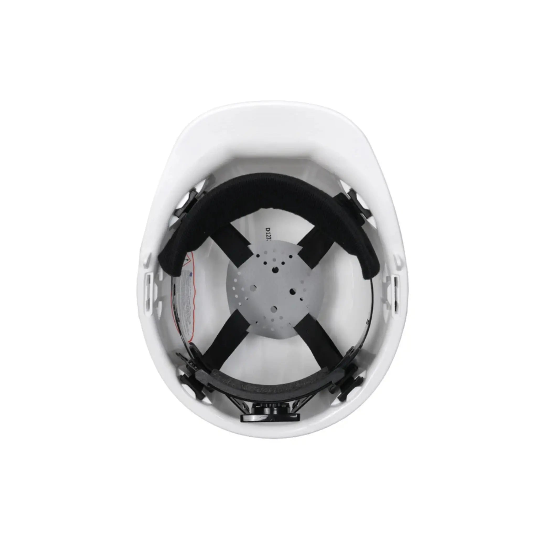 Pyramex HP16110 SL Cap Style 6 Point Ratchet Standard Hat, White, 1 Each