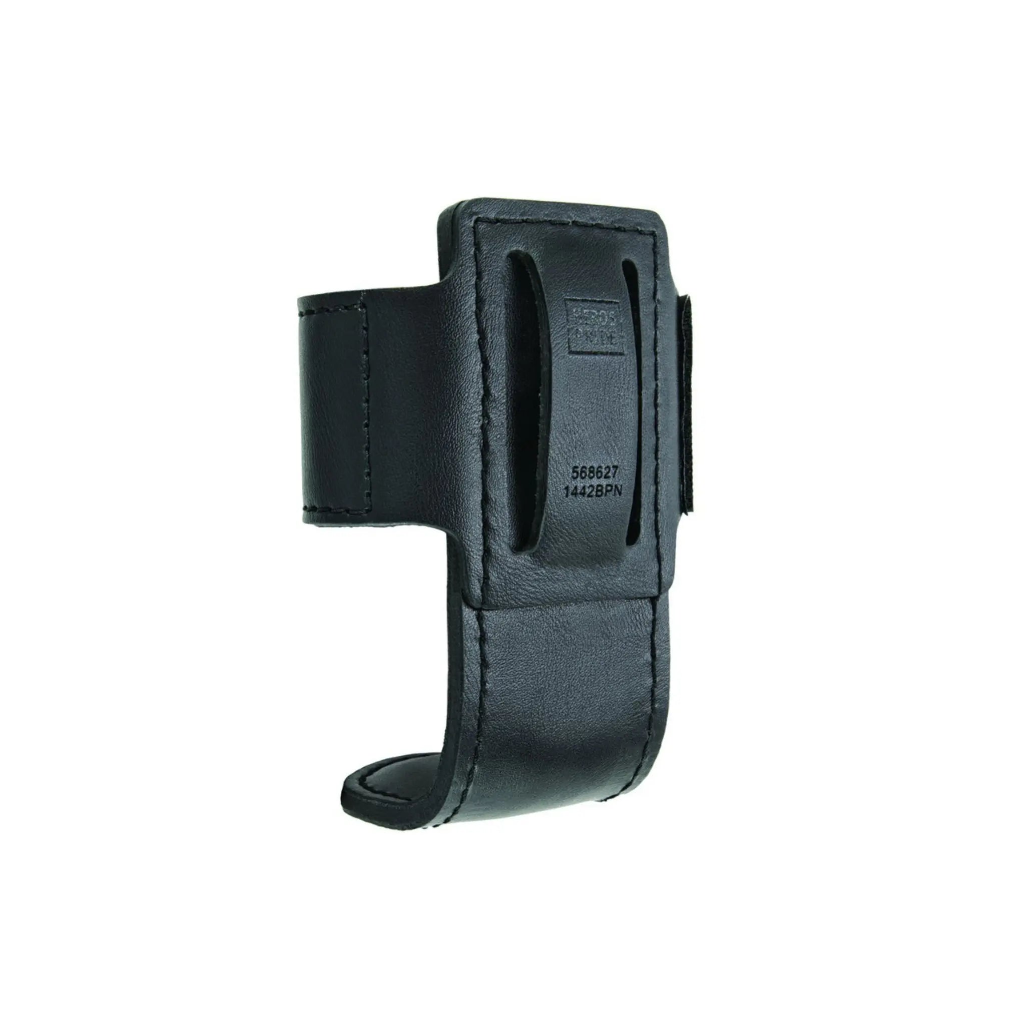 Hero's Pride AIRTEK 1442BP Adjustable Universal Radio Holder, Plain, Black, Medium, Back View