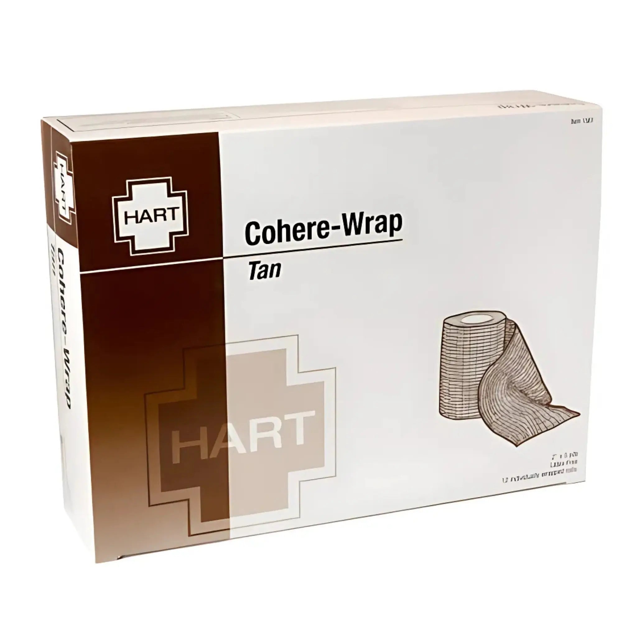 Hart Health 1561 Cohere-Wrap, 2 inch x 5 yards, Tan, Box of 12, Main Image