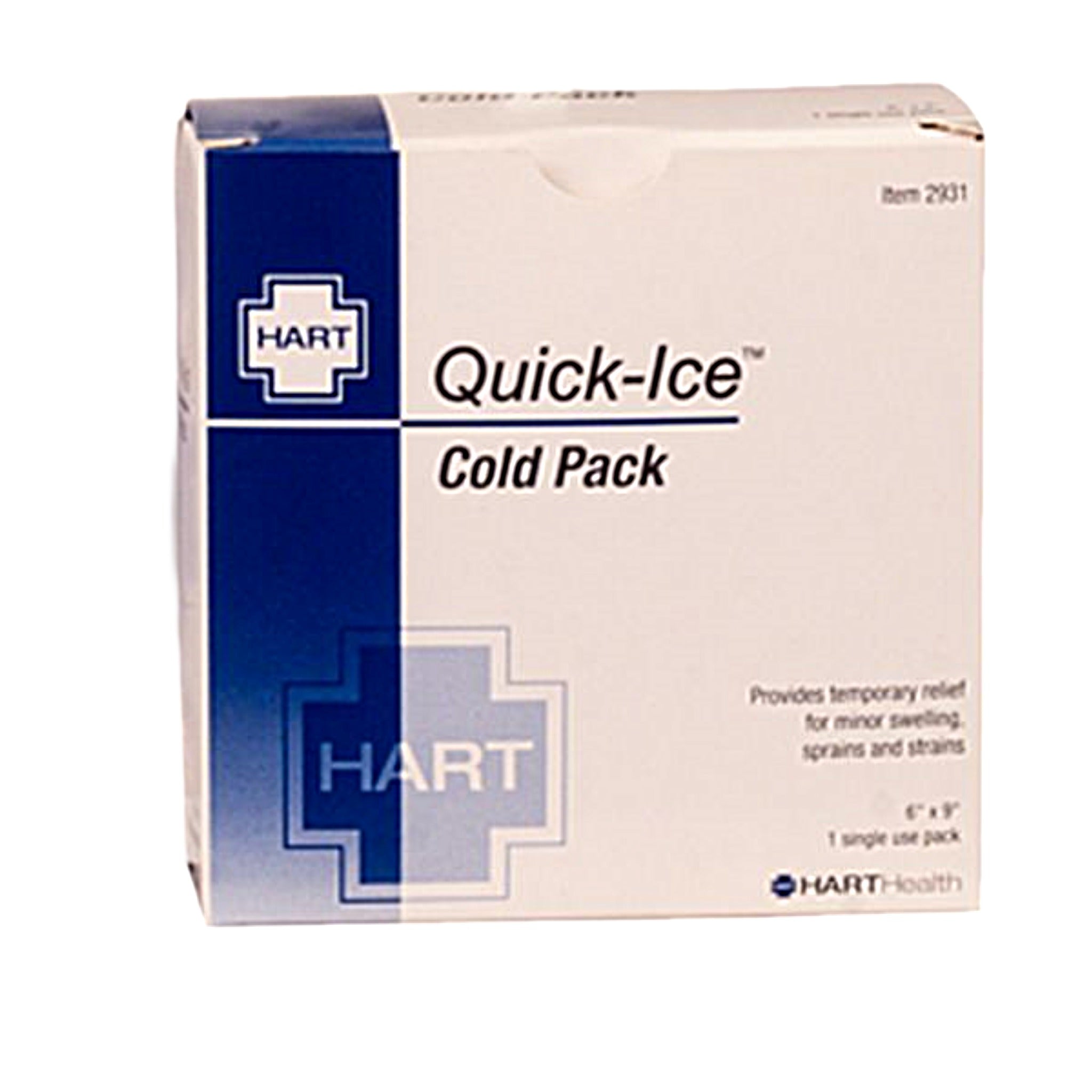 Hart Health 2931 Quick Ice Hart Cold Pack, 6 Inches X 9 Inches, Box of 1