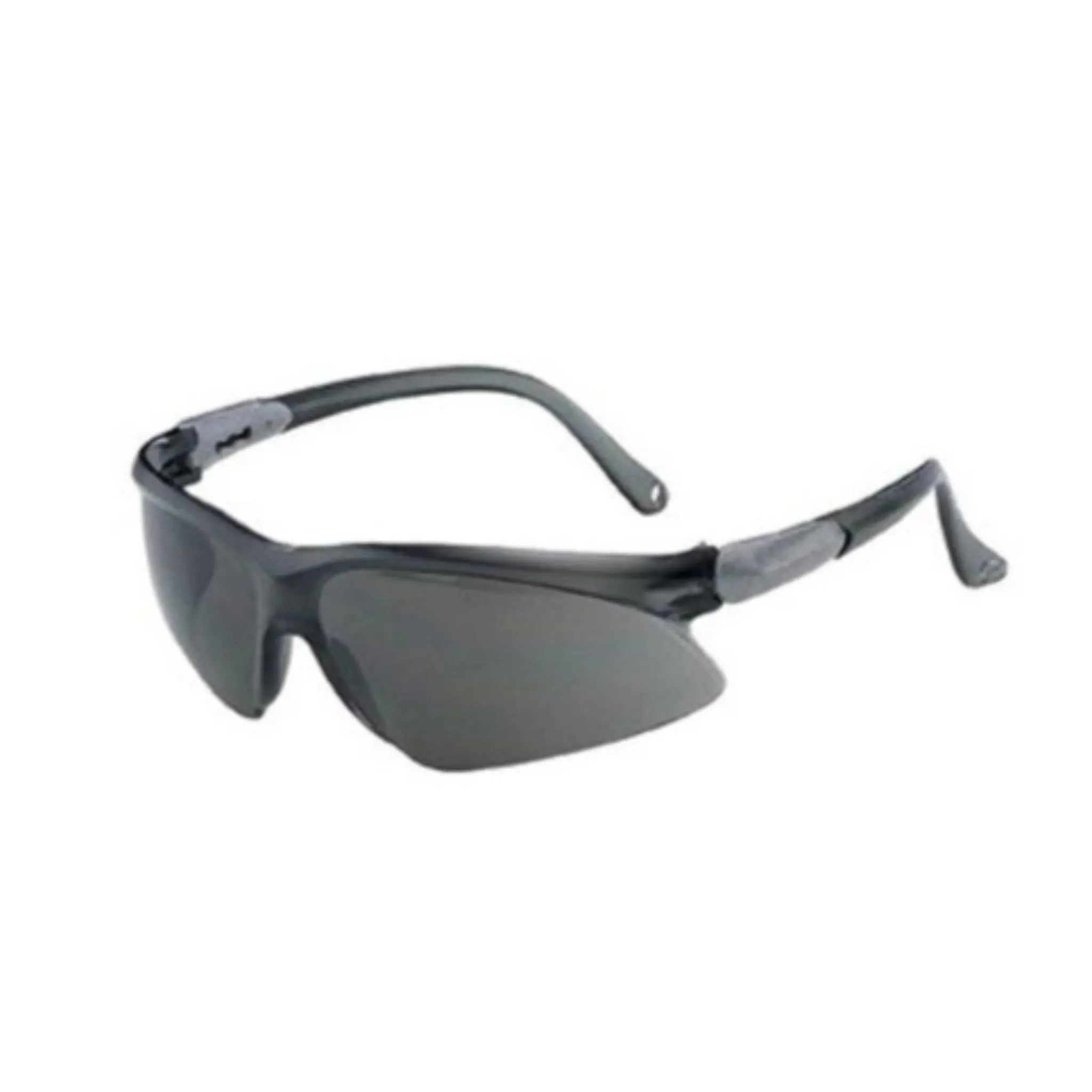 Jackson Safety Visio Safety Glass-Silver Temple, Smoke Lens, Box of 12