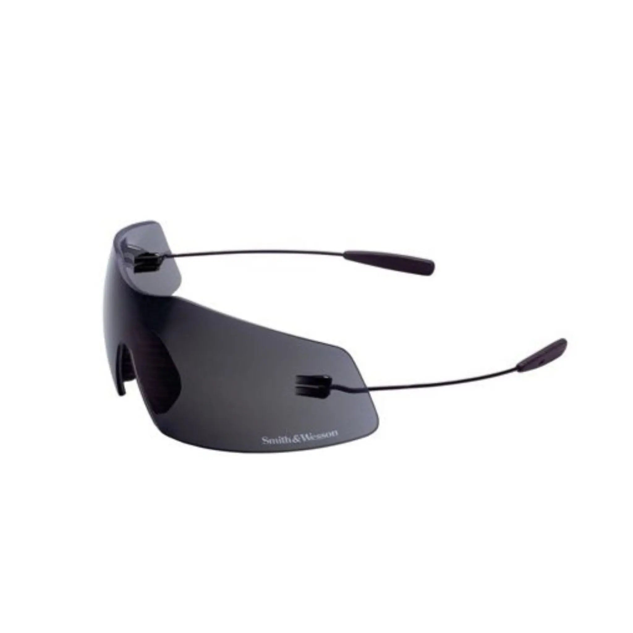 Jackson Safety Simth and Wesson Phantom Safety Glasses with Black Temples and Smoke Lens, Box of 12