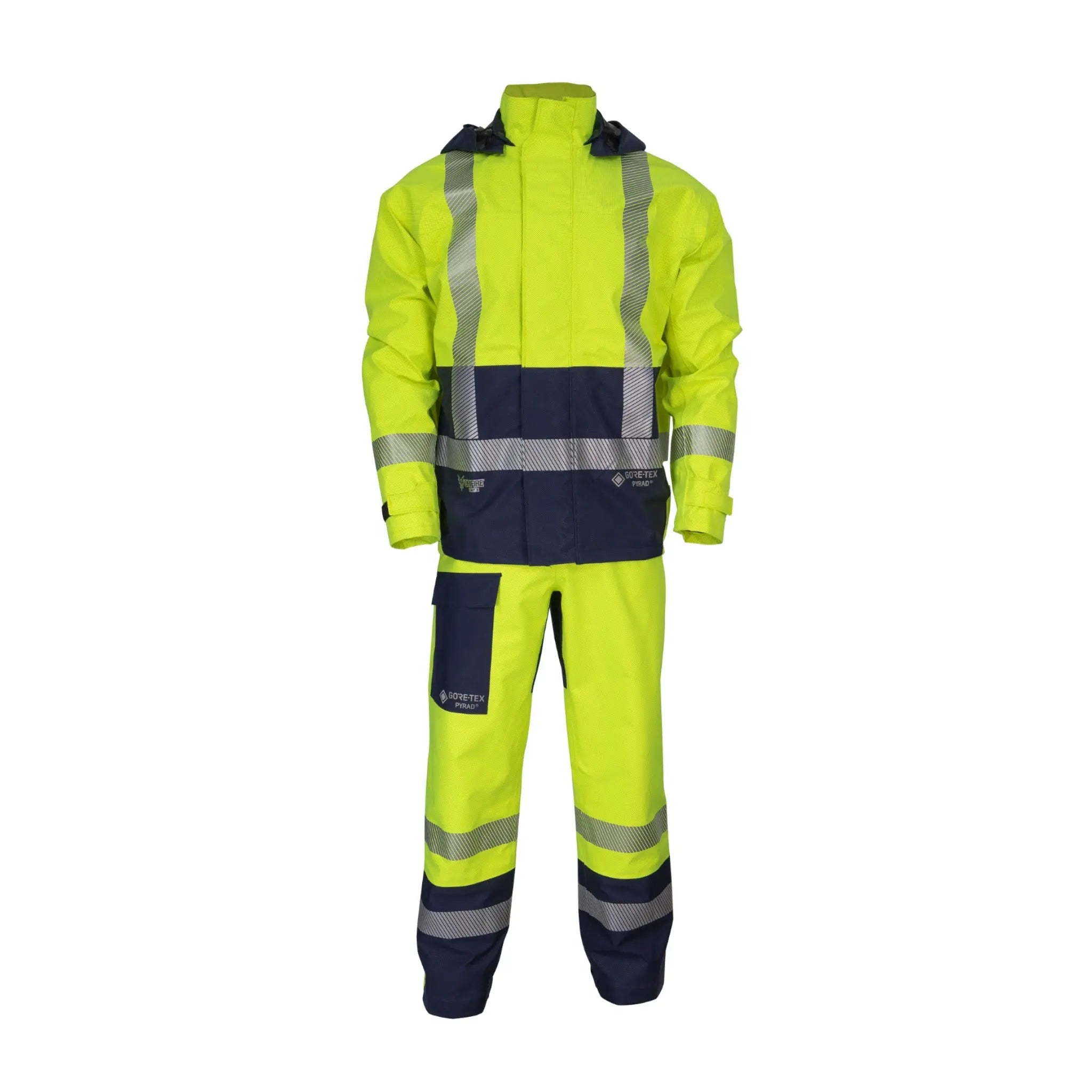 National Safety Apparel DRIFIRE KITFR2LG2 FR DuoStorm Jacket & Bib System-Main-Image