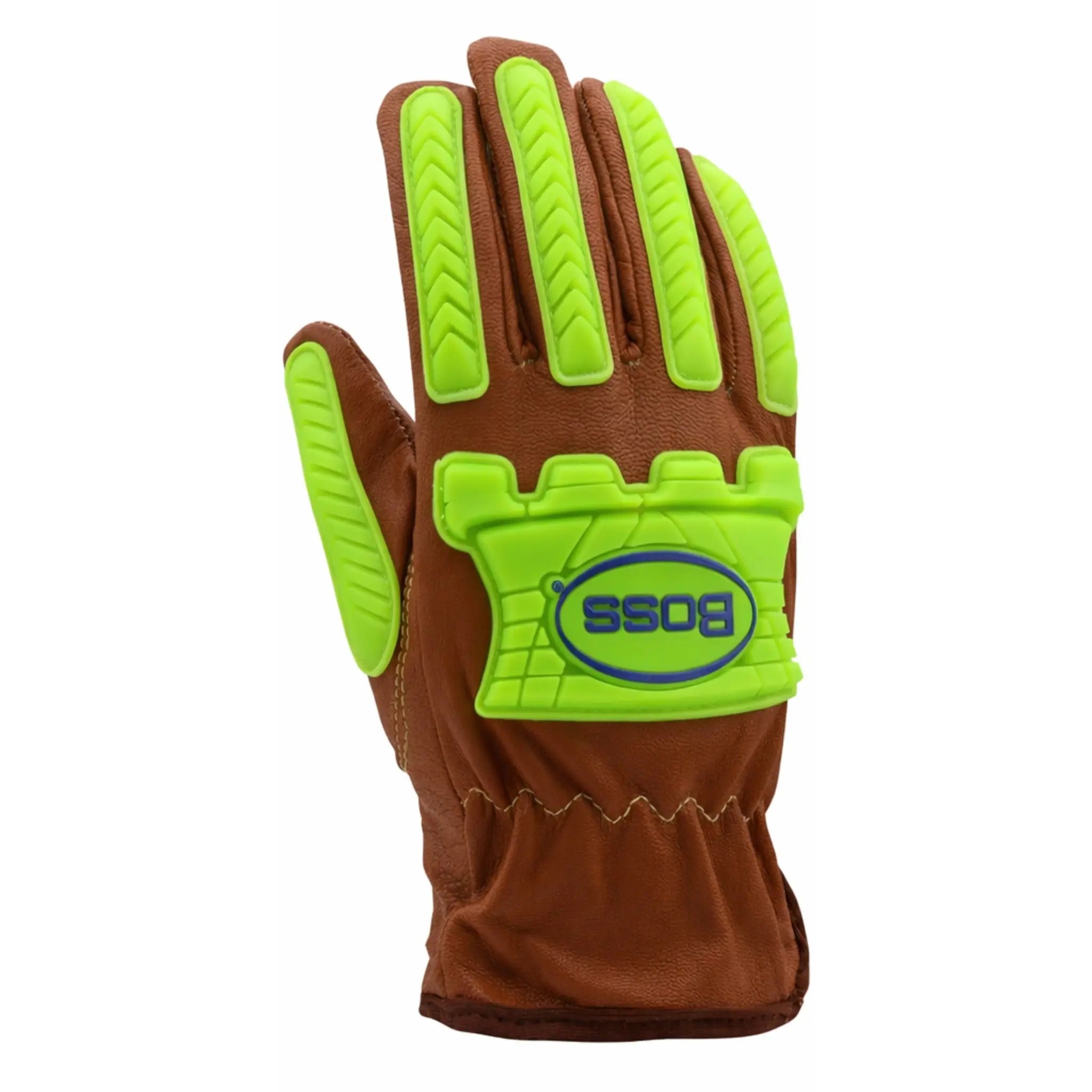 PIP Boss Xtreme KS993KOAB AR Top Grain Goatskin Leather Drivers Glove-Back_Image