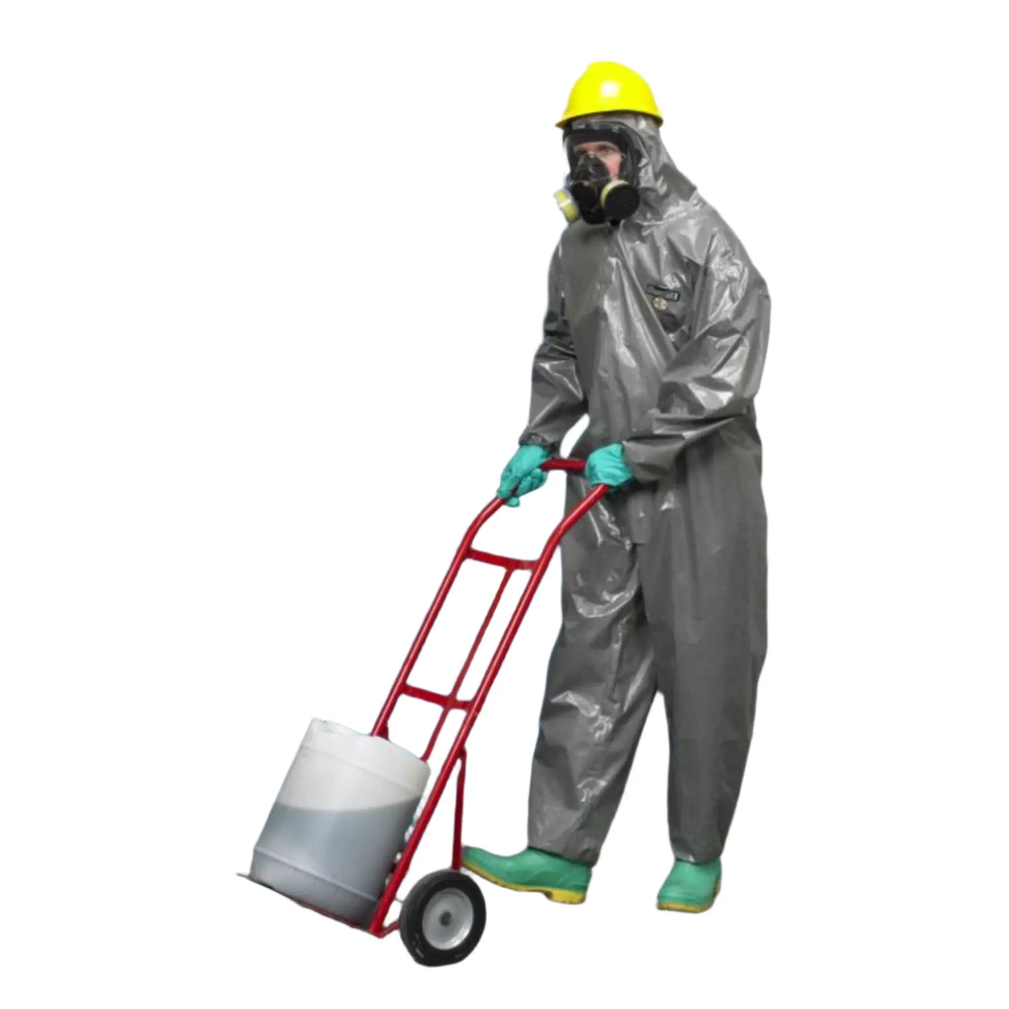 Lakeland ChemMax 3 C3T151 Heat Sealed Seam Coverall with Respirator Fit Hood and Boots - Case of 6, Hazardous Waste Application