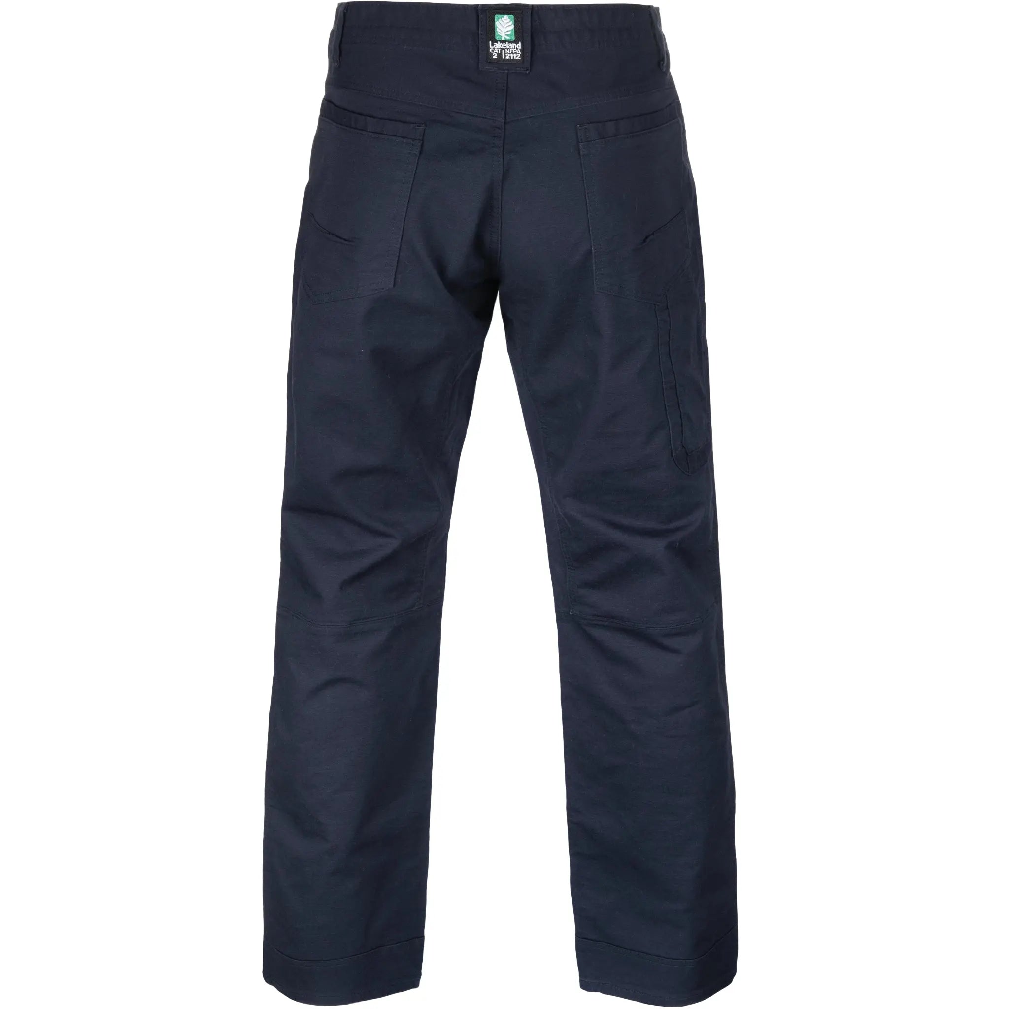 Lakeland IP95WFMV13 Women's FR Pants 9.5 oz Renegade RipFlex, Navy, 1 Each, Back View