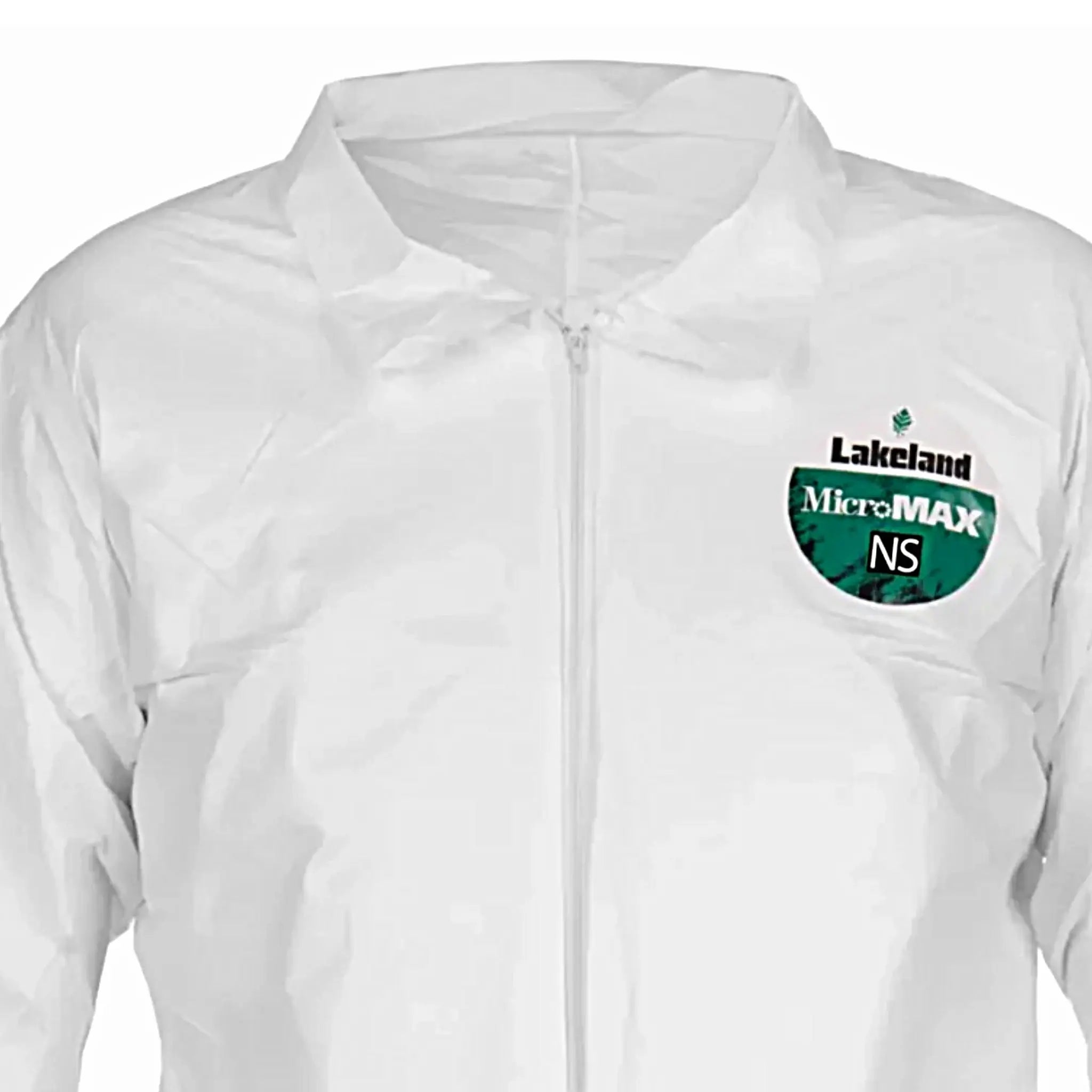Lakeland MicroMax NS MNSA417 ANSI Pattern Coverall, White, Zipper Close