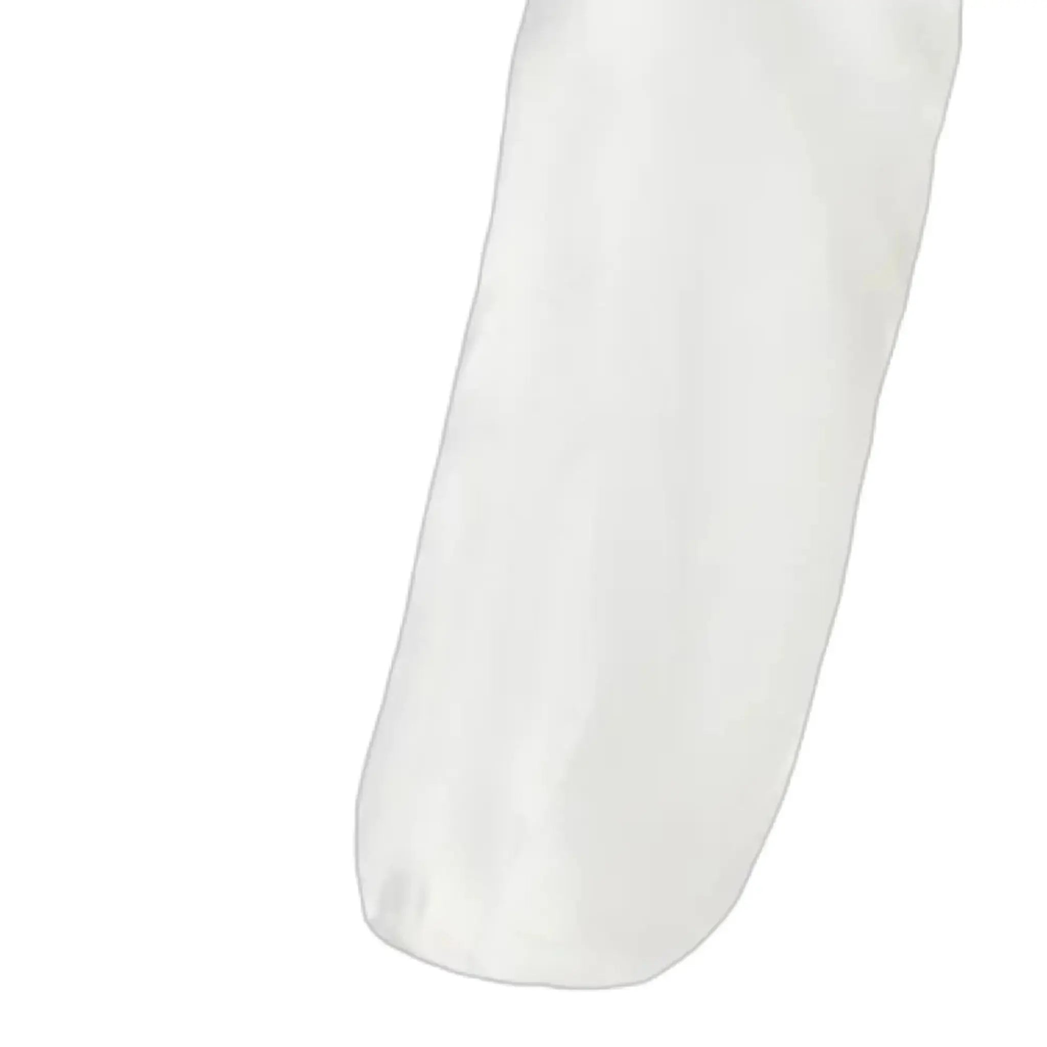 Lakeland MicroMax NS MNSA428 Disposable Coveralls with Attached hood, Elastic Wrist, Elastic Ankle, Zipper Closure, Serged Seam, ANSI Pattern , White, Wrist Close Up