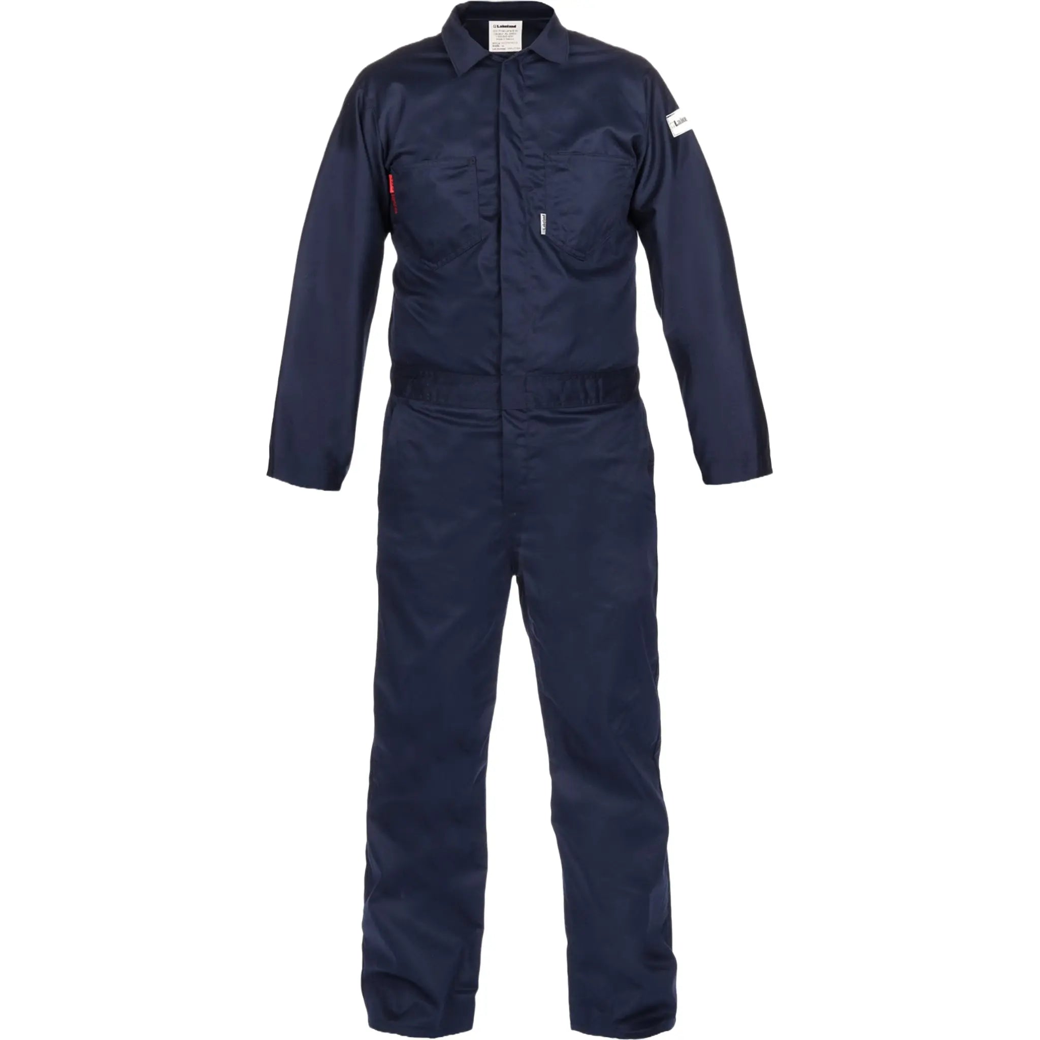 Lakeland NC070FRC13 Coverall 100% FR Cotton 7 Ounce, Navy, 1 Each, Main Image